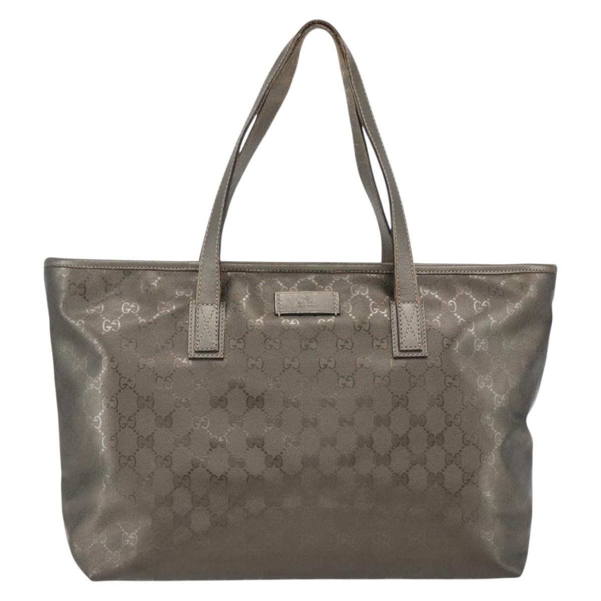 GUCCI GG Implementation Tote Bag Gold 211137 Auth 170316