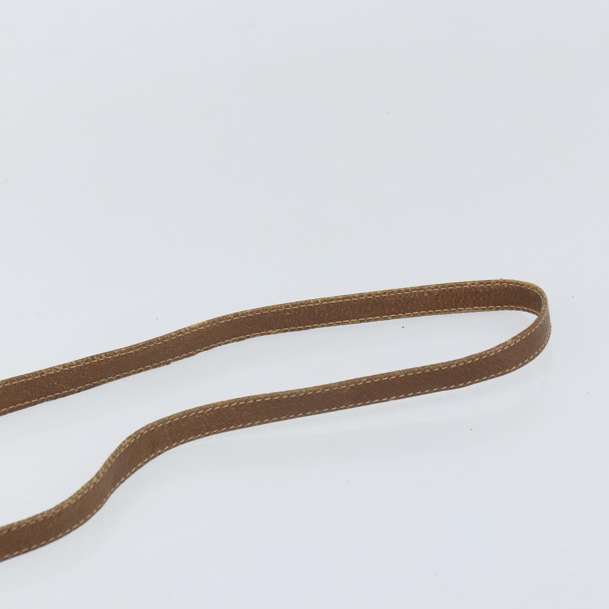 GUCCI GG Supreme Web Sherry Line Bag PVC Beige Gold 116 02 024 Auth 170321