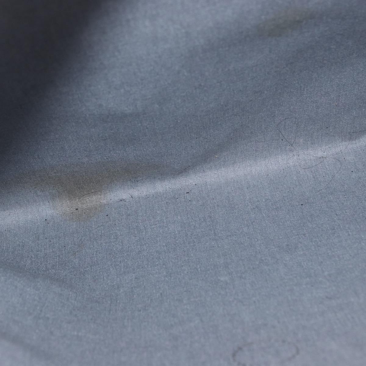 FENDI Pecan Canvas Hand Bag PVC Black Brown Auth 170331