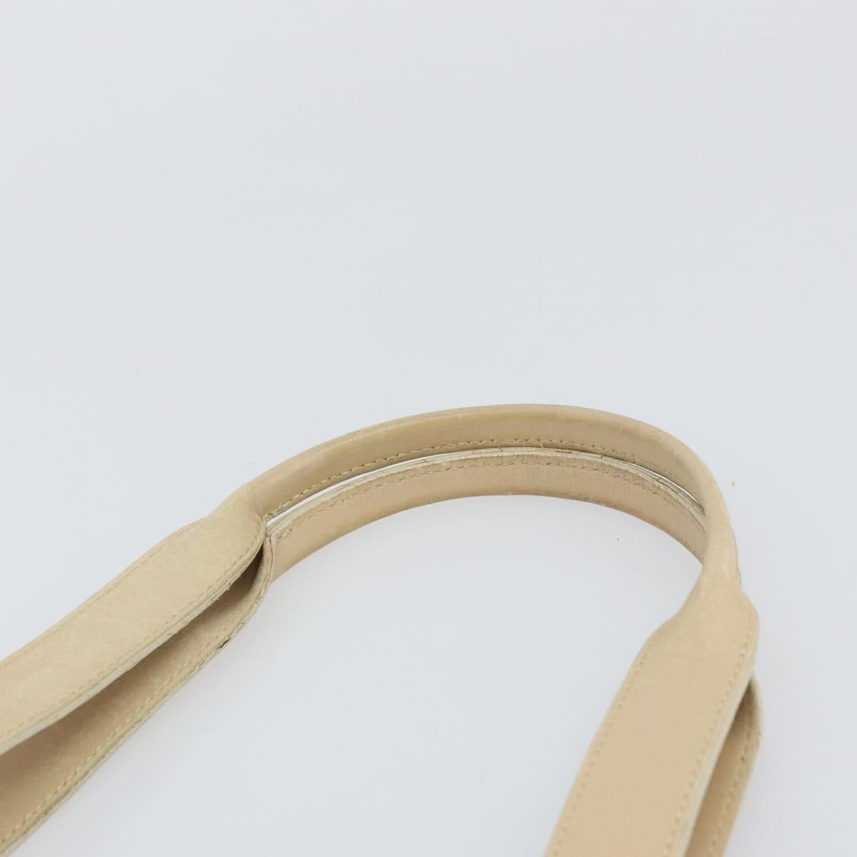 GUCCI GG Canvas Tote Bag Beige Silver 002 1053 Auth 170373