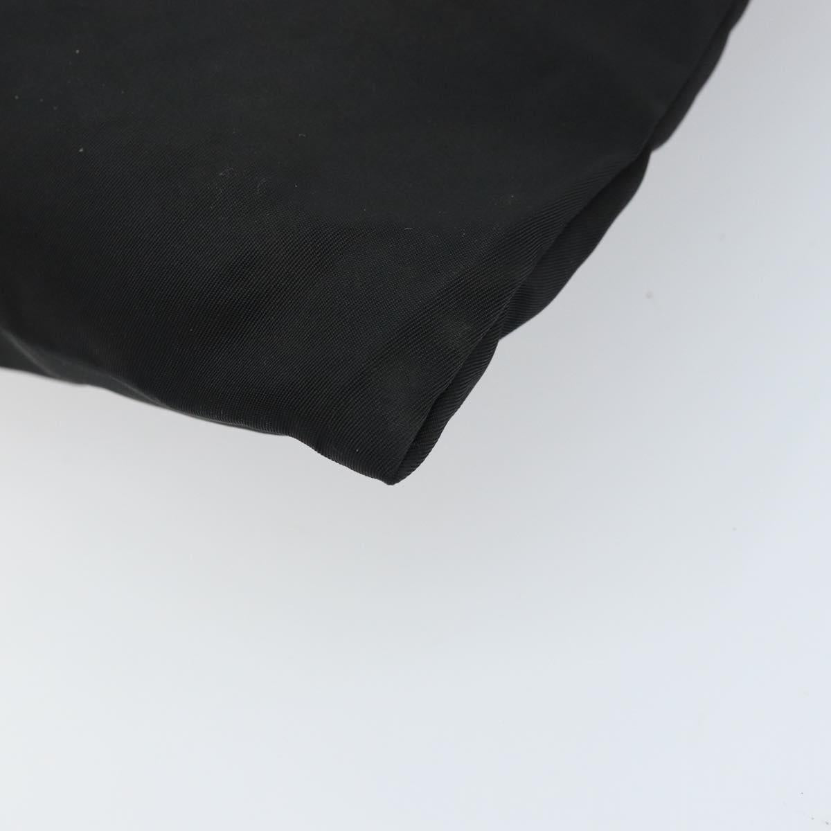 PRADA Shoulder Bag Nylon Black Auth 170396