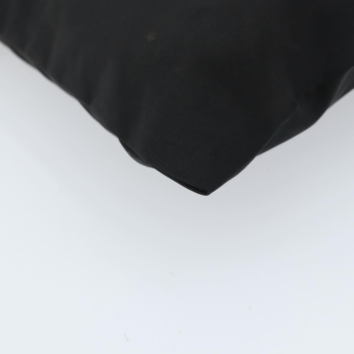 PRADA Shoulder Bag Nylon Black Auth 170396