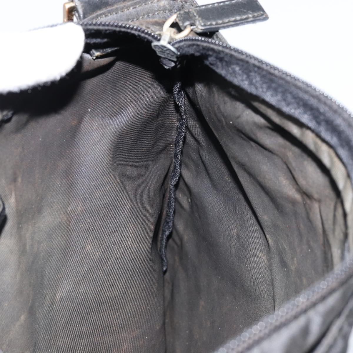 PRADA Shoulder Bag Nylon Black Auth 170396