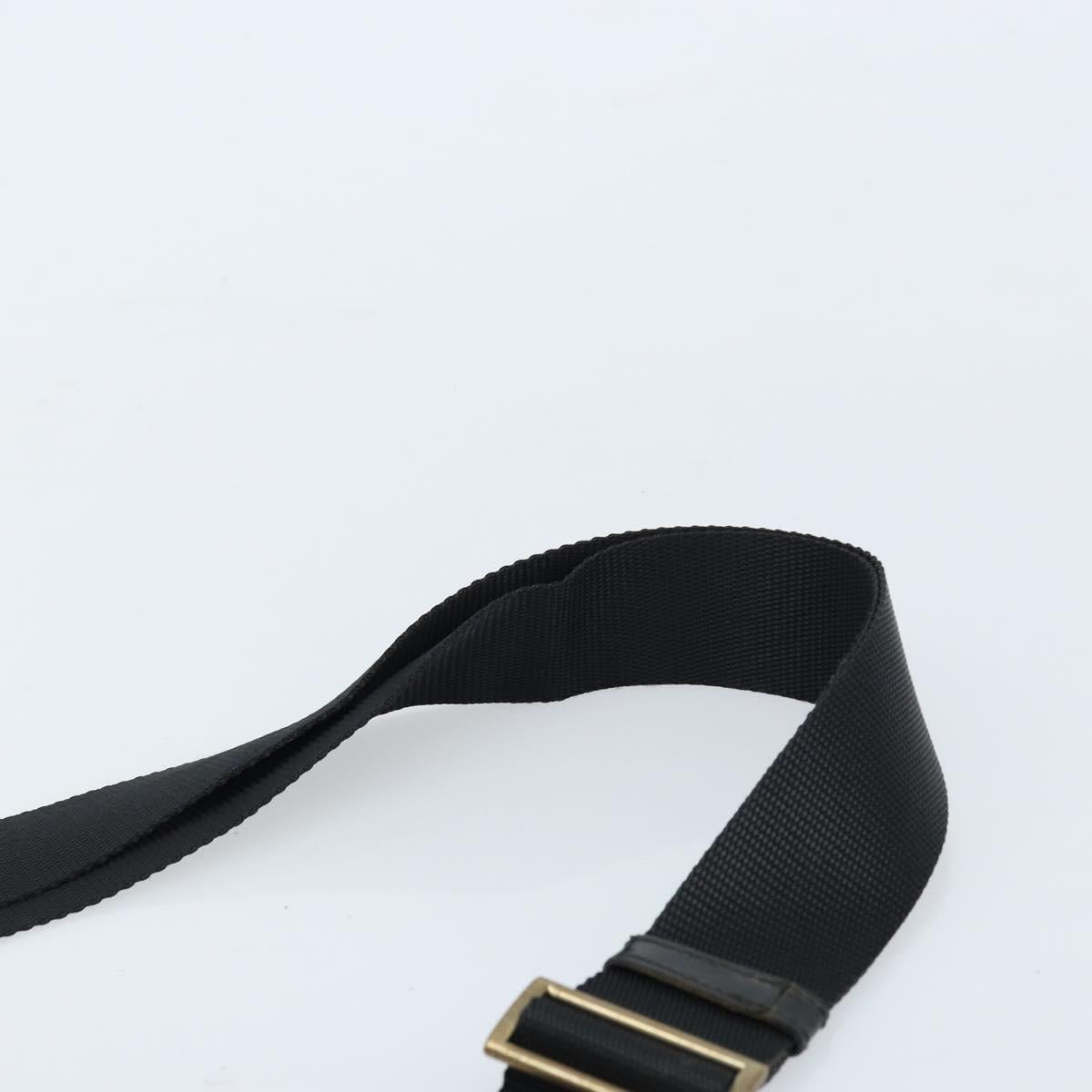 PRADA Shoulder Bag Nylon Black Auth 170396