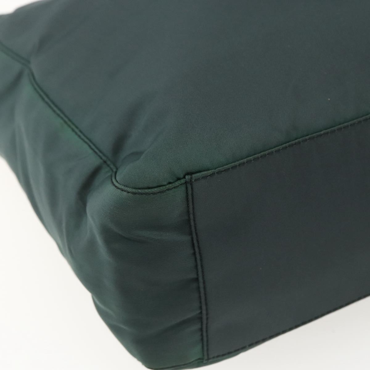 PRADA Tote Bag Nylon Green Auth 170398
