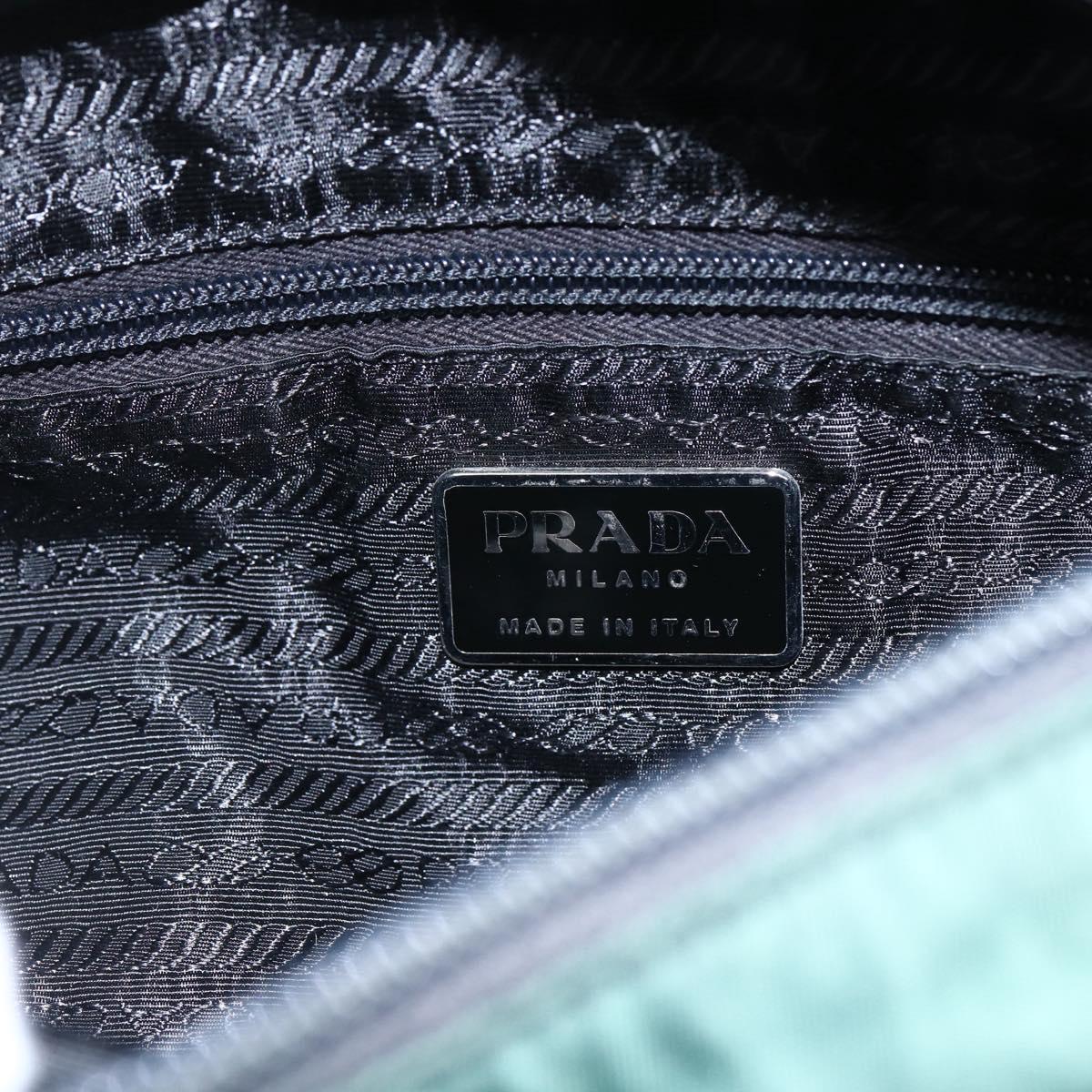 PRADA Tote Bag Nylon Green Auth 170398