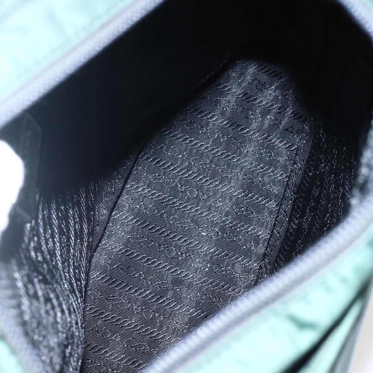 PRADA Tote Bag Nylon Green Auth 170398