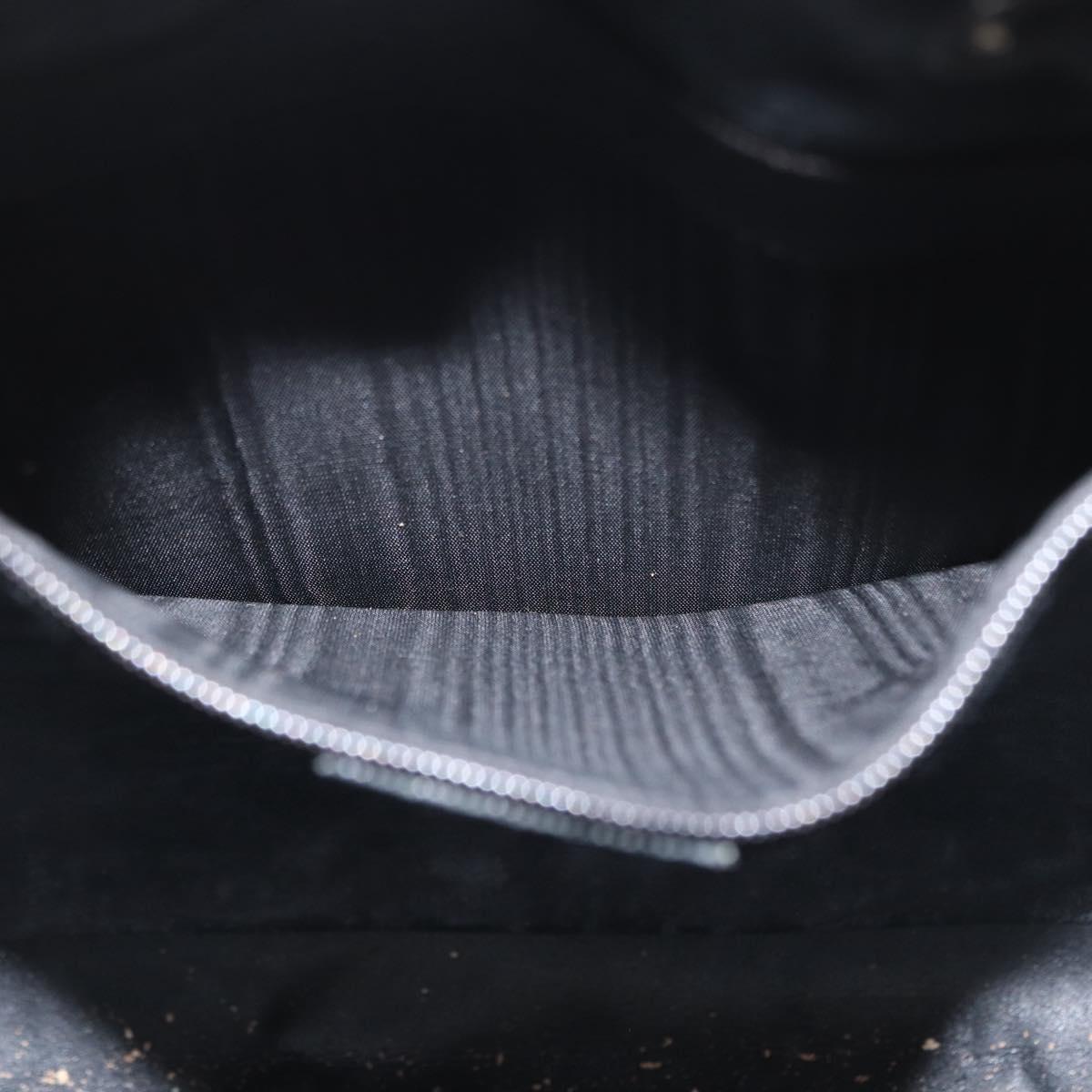 GUCCI GG Canvas Shoulder Bag Black Silver 001 3746 Auth 170401