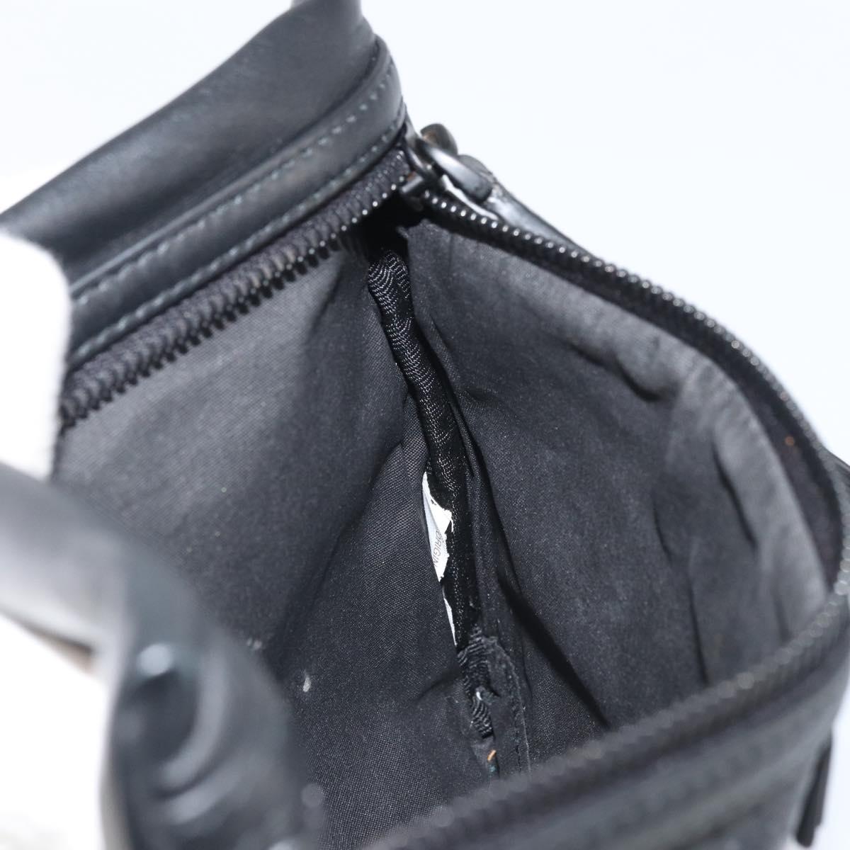 BOTTEGA VENETA Hand Bag Leather Black Auth 170403