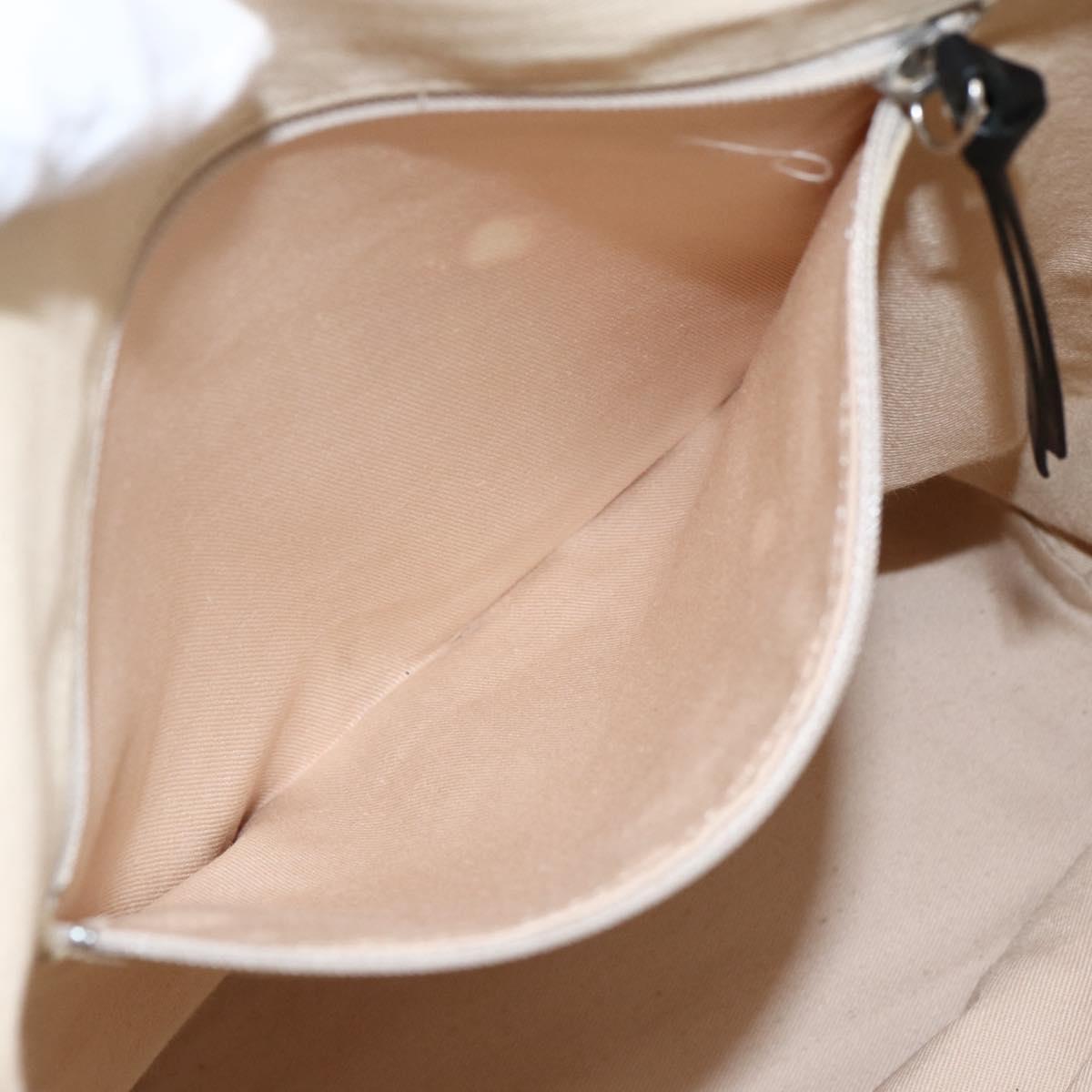 BURBERRY Nova Check Blue Label Tote Bag Canvas Beige Auth 170421