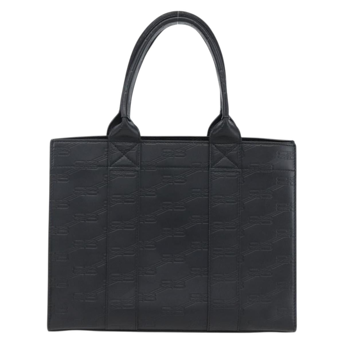 BALENCIAGA Hand Bag Leather Black Gold 714187 Auth 170445V