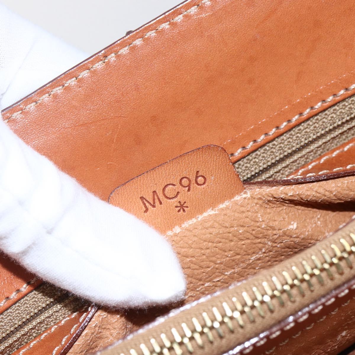 CELINE Macadam Canvas Hand Bag PVC Leather Brown Gold Auth 170455