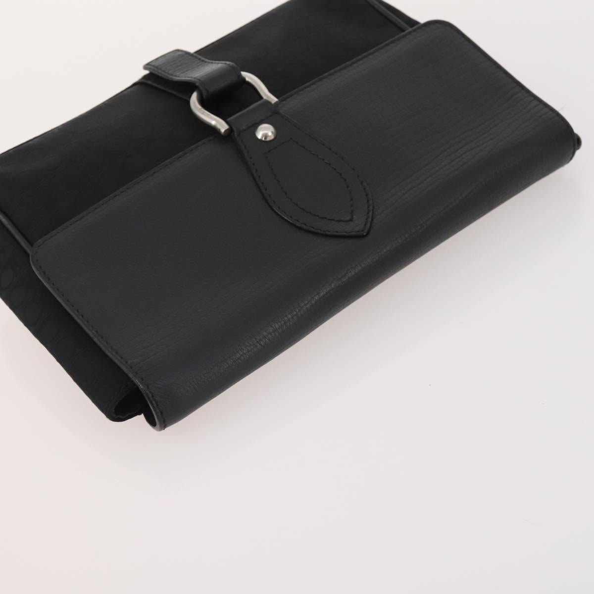 Salvatore Ferragamo Shoulder Bag Patent leather 5 Set White Black Auth 170521
