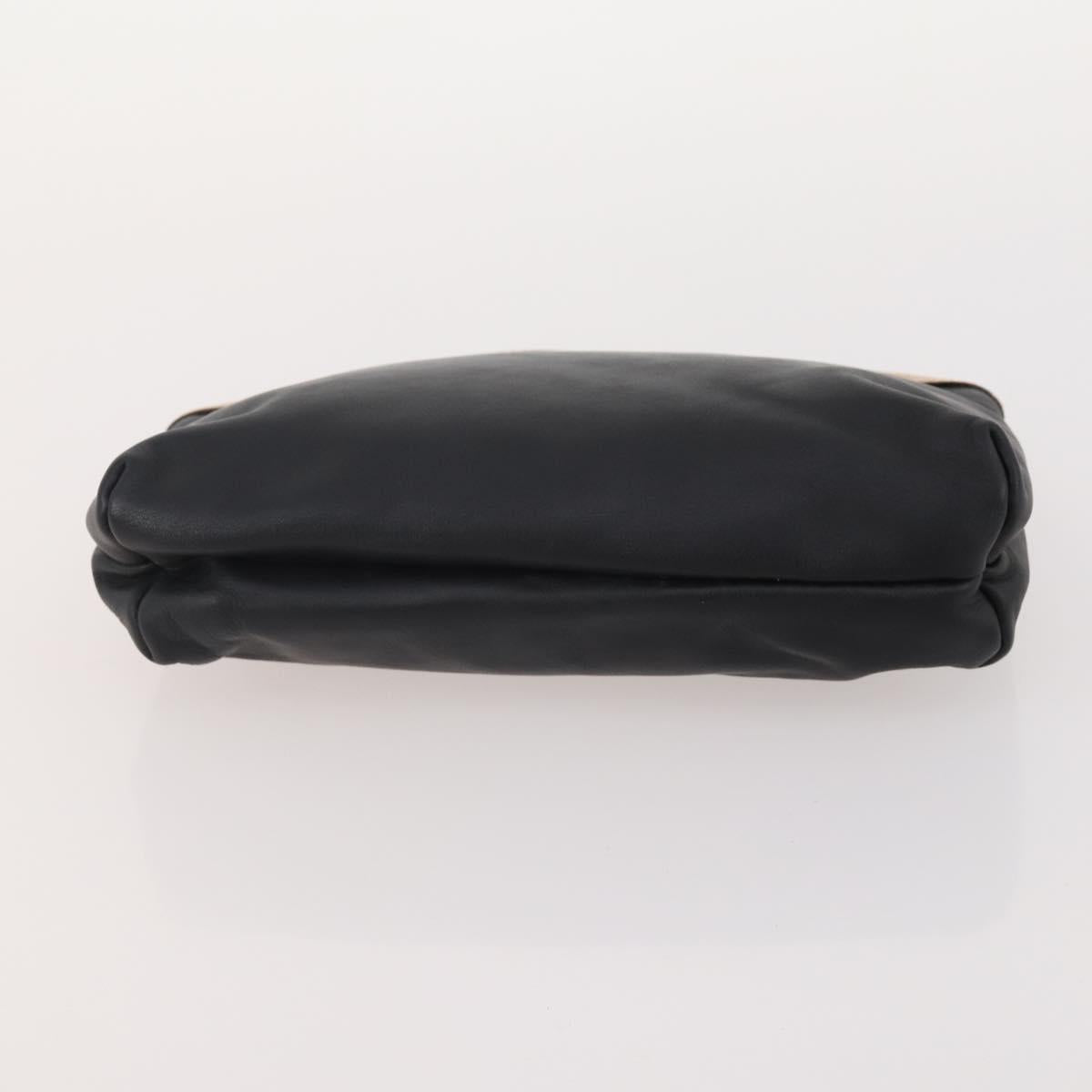 CELINE Macadam Canvas Clutch Bag PVC Leather 5 Set Brown Black beige Auth 170526