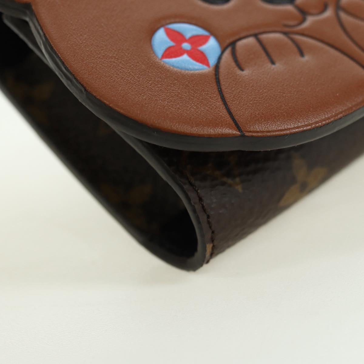 LOUIS VUITTON AirPods Pro Case Monogram Earphone case Brown M01361 Auth 170528M