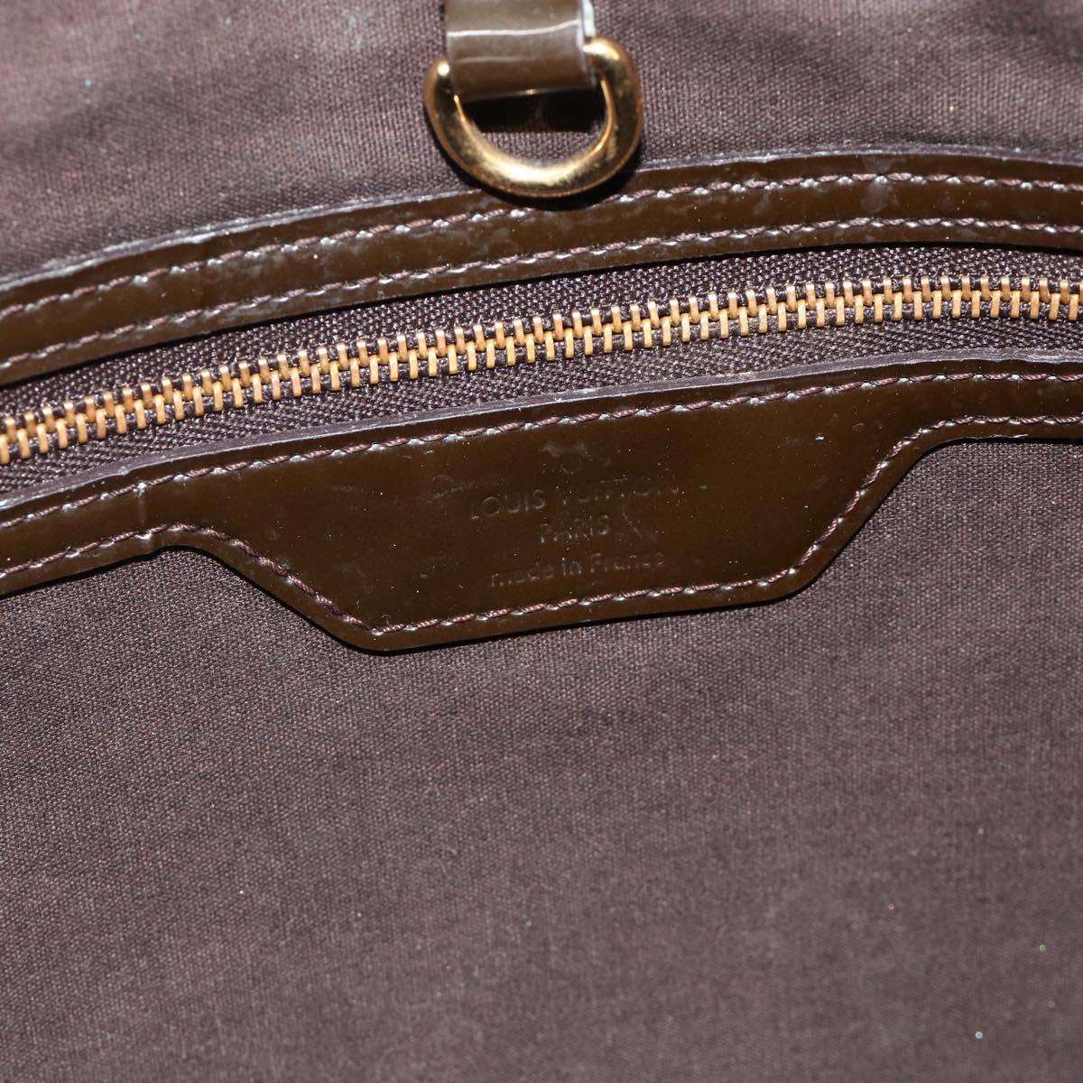 LOUIS VUITTON Monogram Vernis Wilshire GM Tote Bag Amarante M91649 Auth 170536