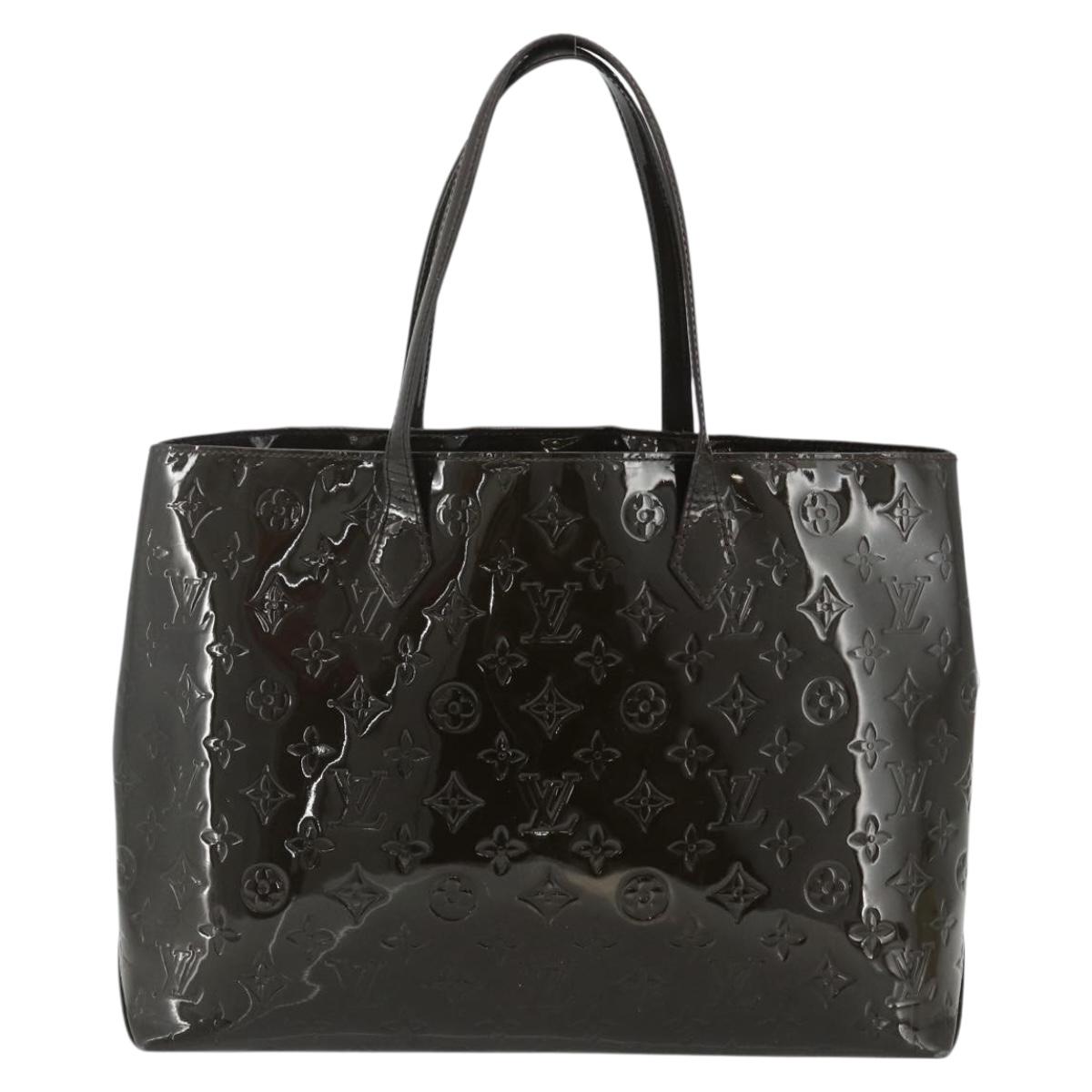 LOUIS VUITTON Monogram Vernis Wilshire GM Tote Bag Amarante M91649 Auth 170536