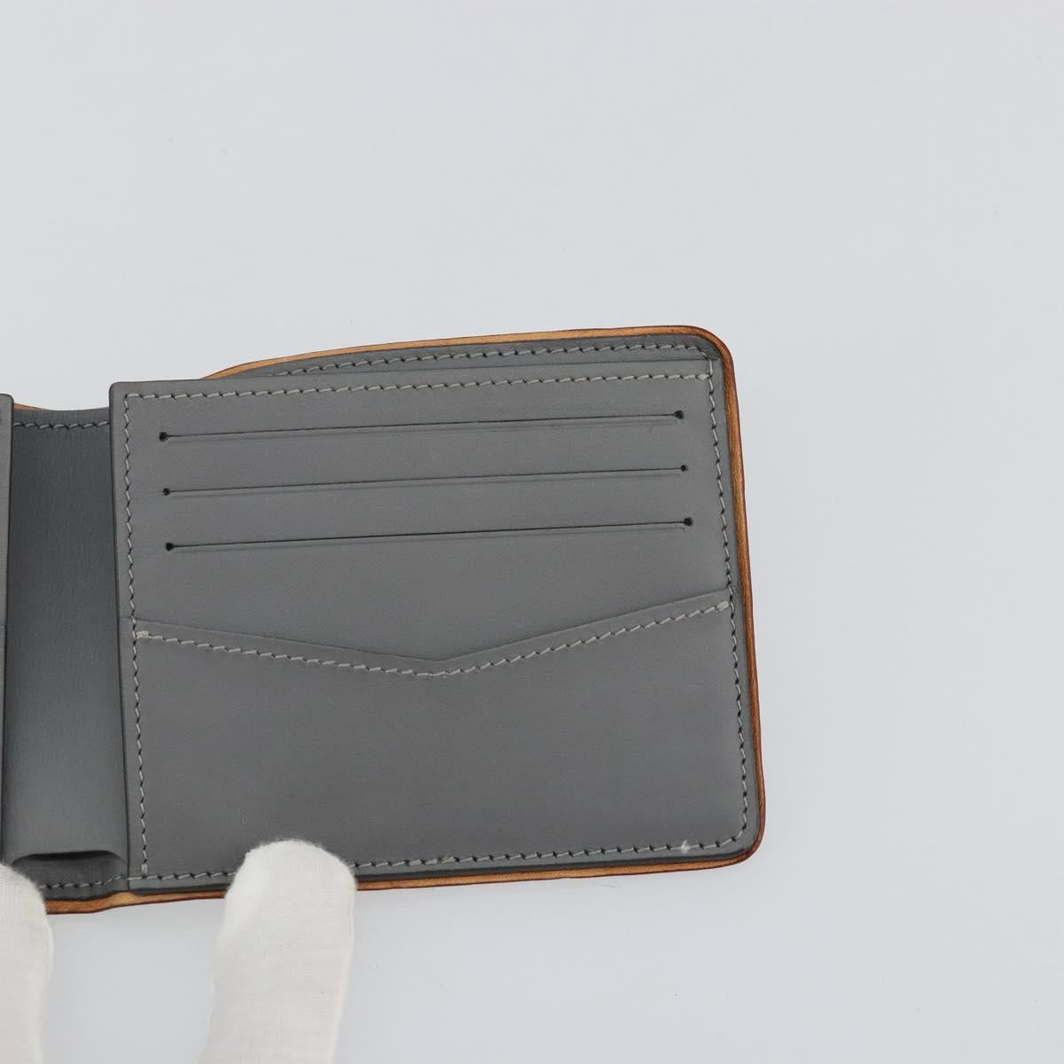 LOUIS VUITTON Mirror Portefeuille Slender Wallet Silver M80806 LV Auth 170546A
