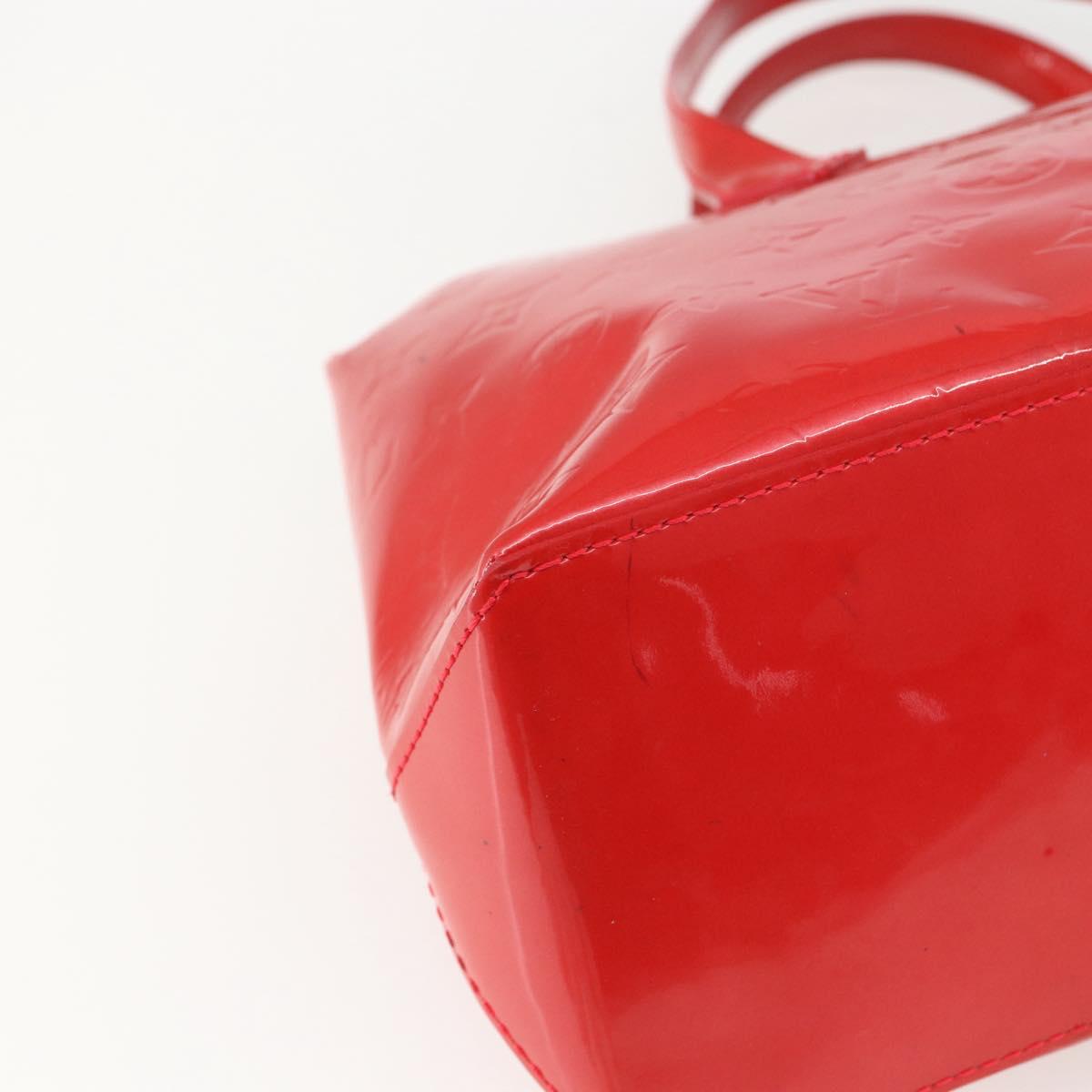 LOUIS VUITTON Monogram Vernis Wilshire PM Bag Rouge Grunadine M91723 Auth 170570