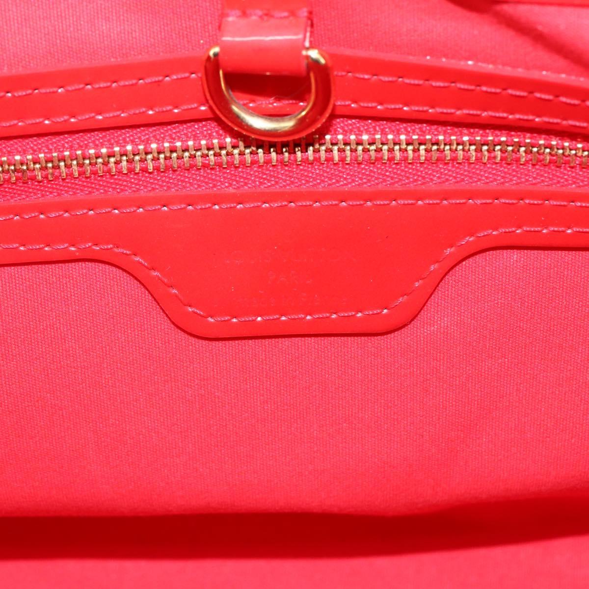 LOUIS VUITTON Monogram Vernis Wilshire PM Bag Rouge Grunadine M91723 Auth 170570
