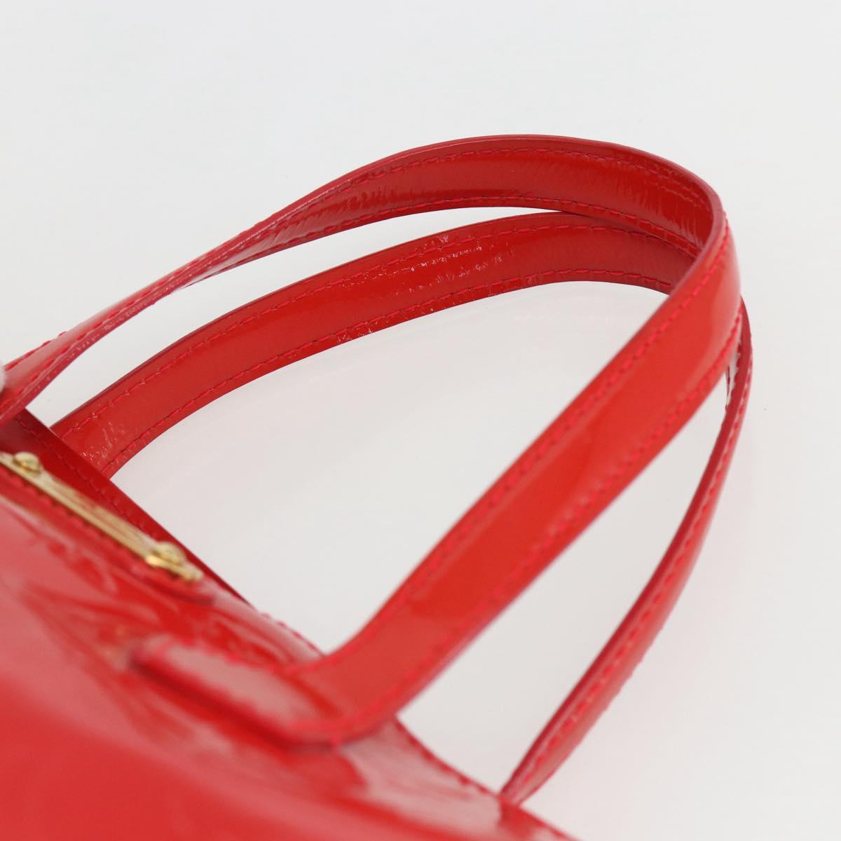LOUIS VUITTON Monogram Vernis Wilshire PM Bag Rouge Grunadine M91723 Auth 170570