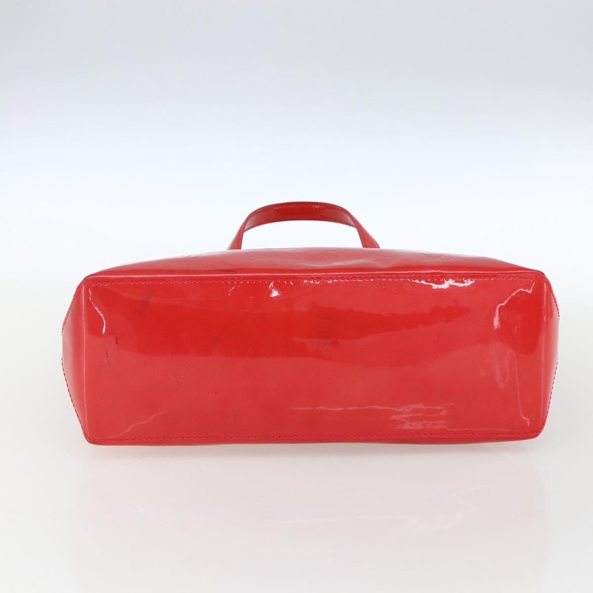 LOUIS VUITTON Monogram Vernis Wilshire PM Bag Rouge Grunadine M91723 Auth 170570