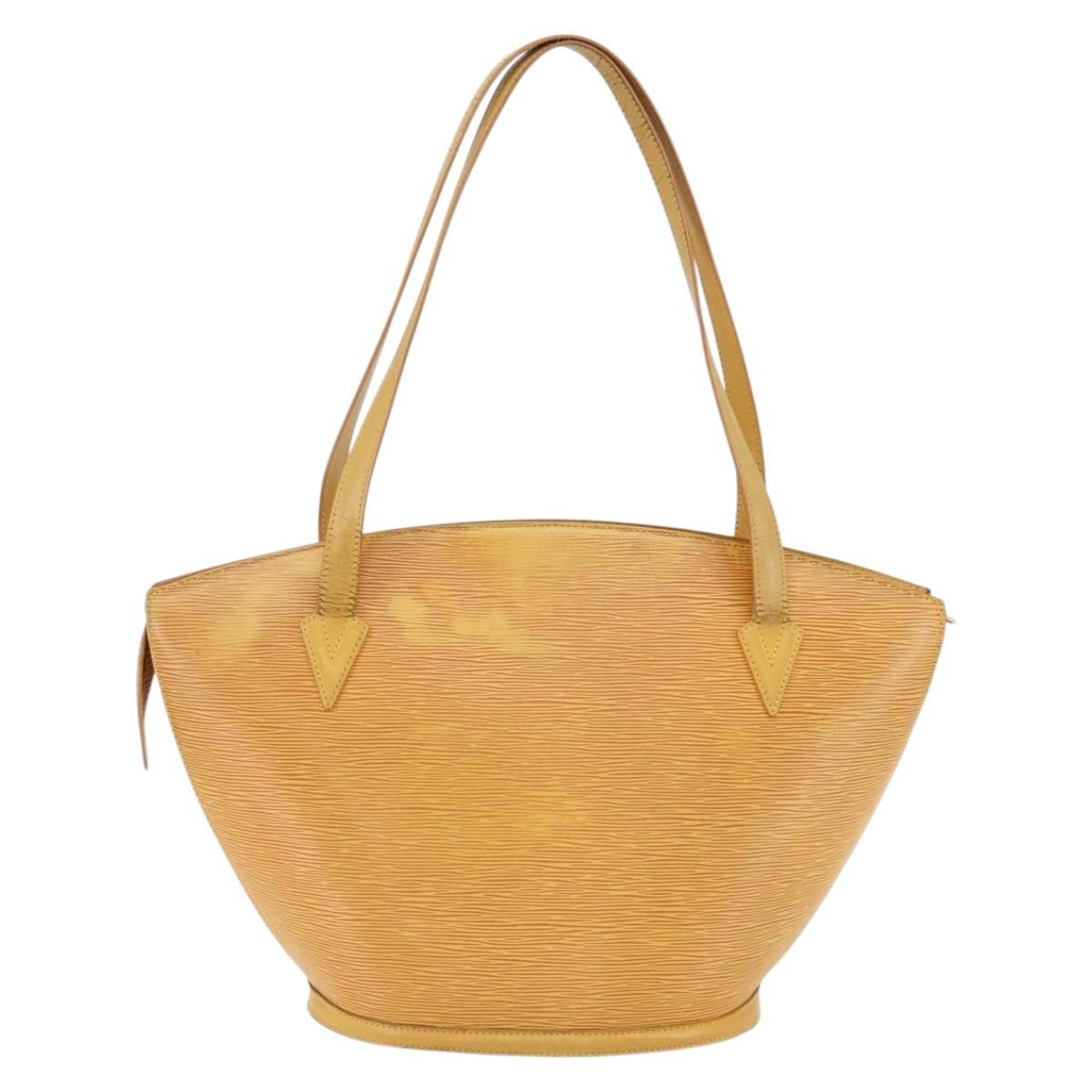 LOUIS VUITTON Epi Saint Jacques Shopping Shoulder Bag Yellow M52269 Auth 170573