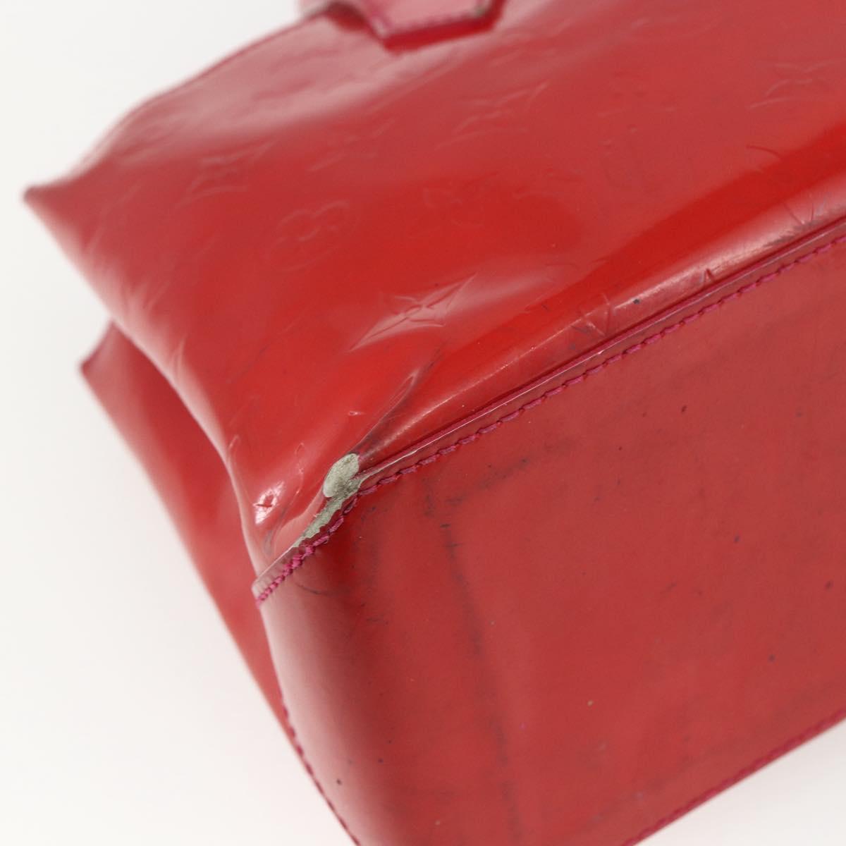 LOUIS VUITTON Monogram Vernis Wilshire PM Hand Bag Rose Pop M93643 Auth 170575