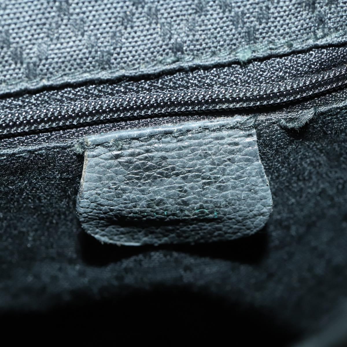 GUCCI Bamboo Backpack Suede Leather Black Gold 003 2058 0016 Auth 170577