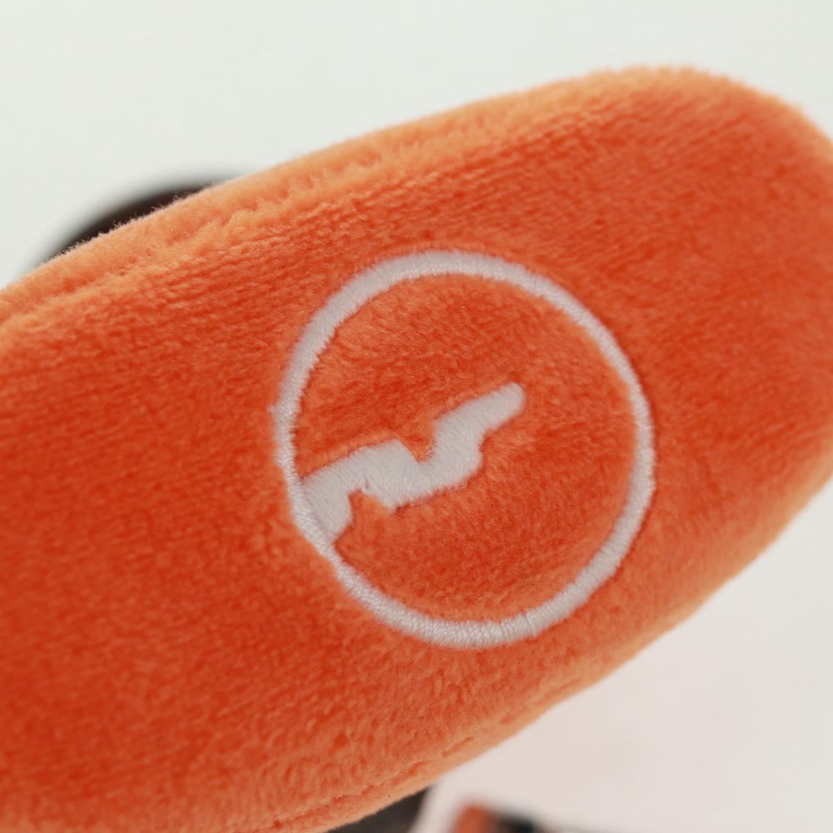 LOUIS VUITTON LV Lucky Rock Bag Charm Fur Orange M03107 LV Auth 170579SAM