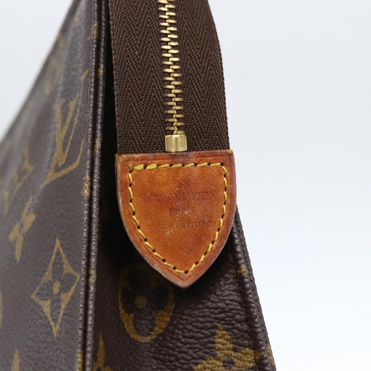 LOUIS VUITTON Monogram Poche Toilette 19 Pouch M47544 LV Auth 170581