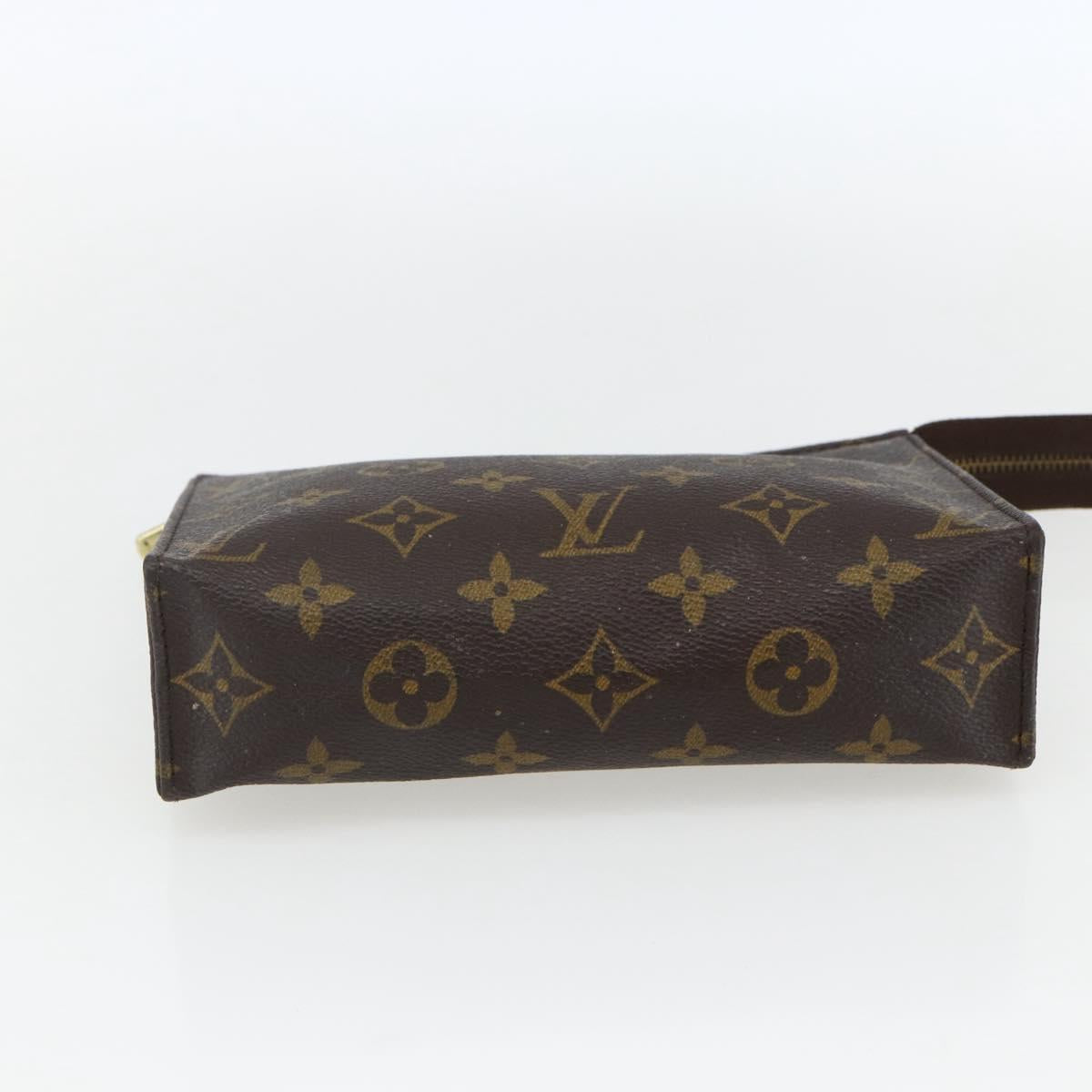 LOUIS VUITTON Monogram Poche Toilette 19 Pouch M47544 LV Auth 170581