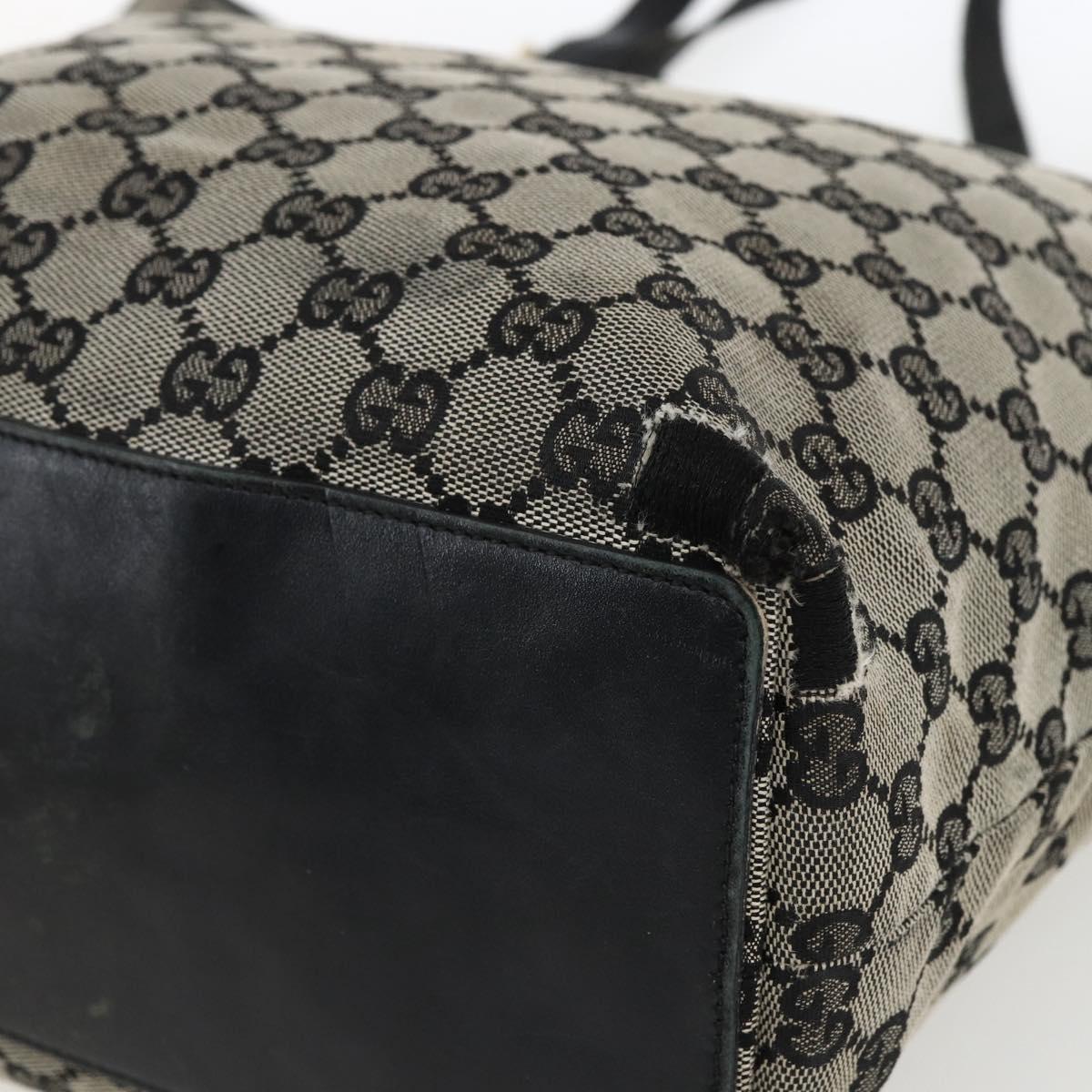 GUCCI GG Canvas Tote Bag Navy Gold 002 1098 Auth 170609