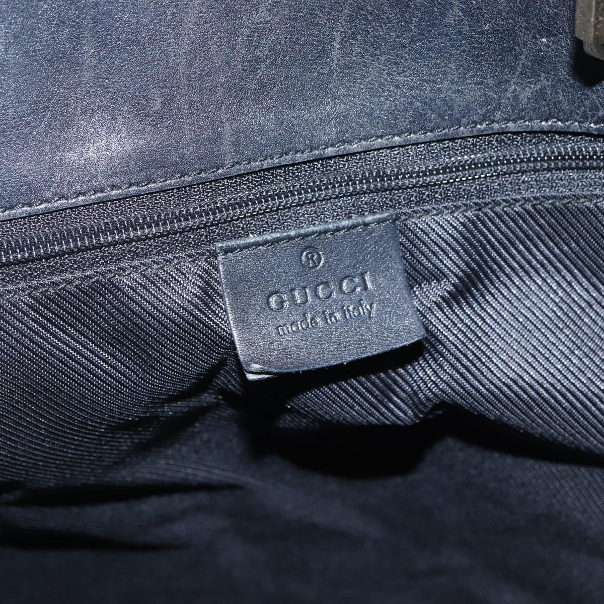 GUCCI GG Canvas Tote Bag Navy Gold 002 1098 Auth 170609