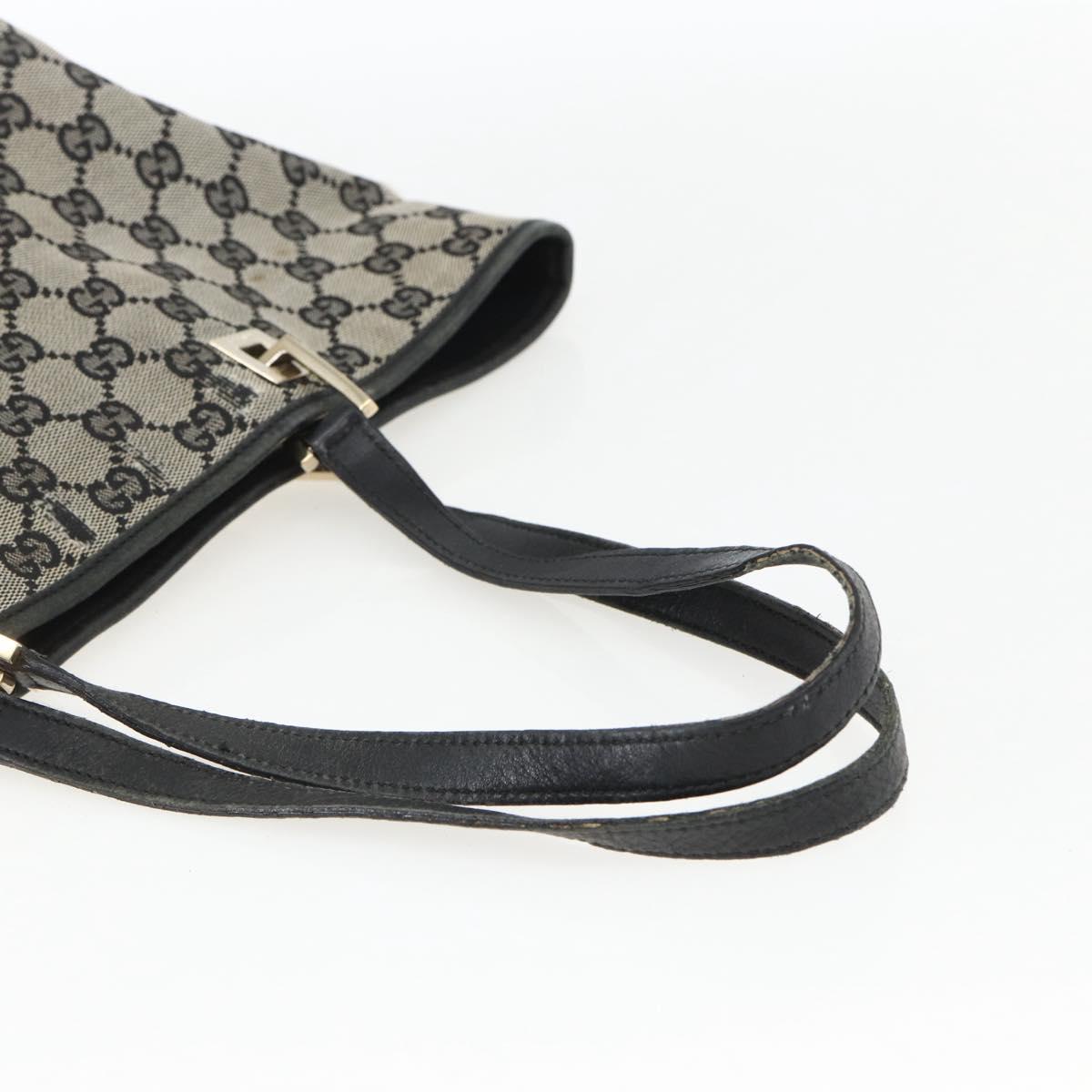 GUCCI GG Canvas Tote Bag Navy Gold 002 1098 Auth 170609