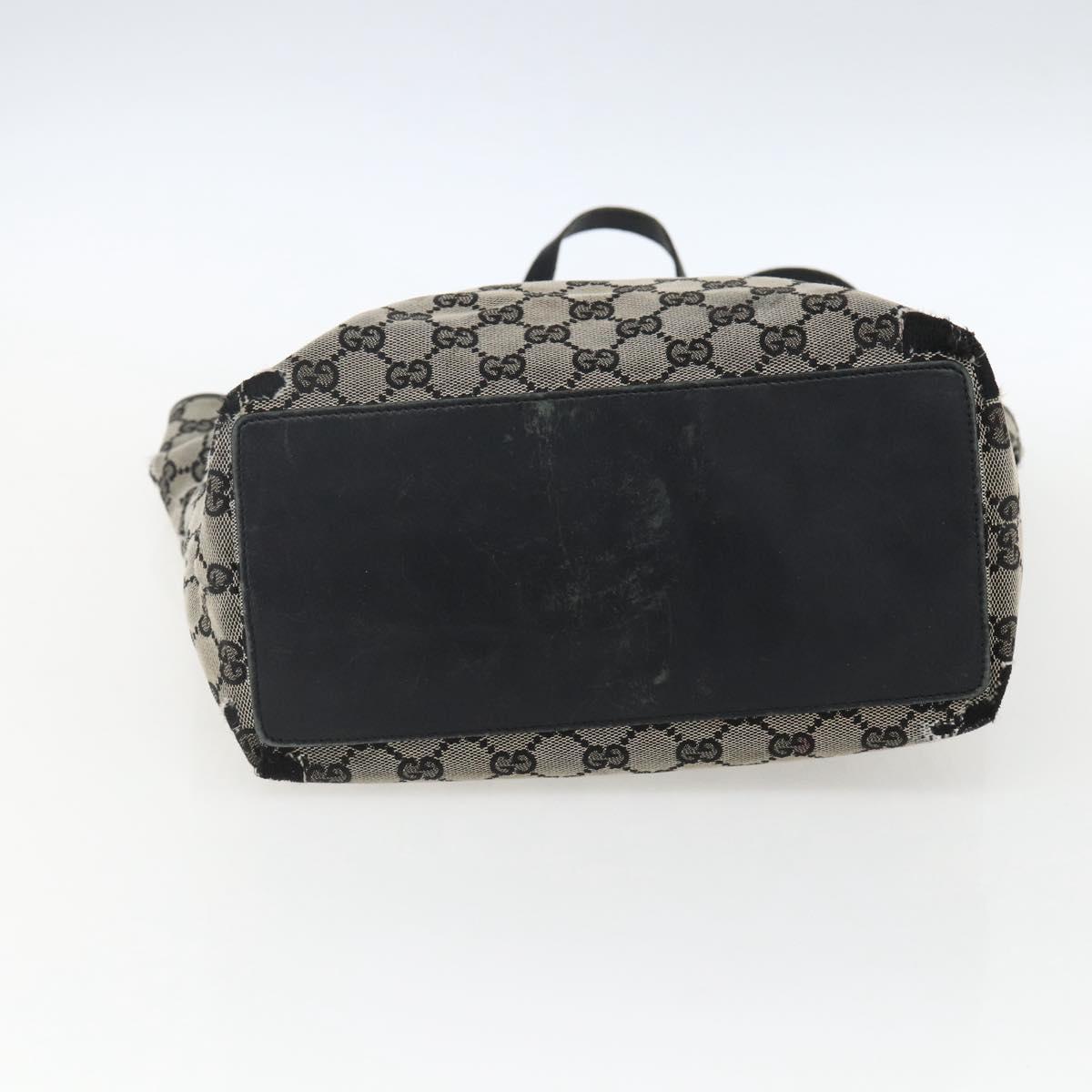 GUCCI GG Canvas Tote Bag Navy Gold 002 1098 Auth 170609