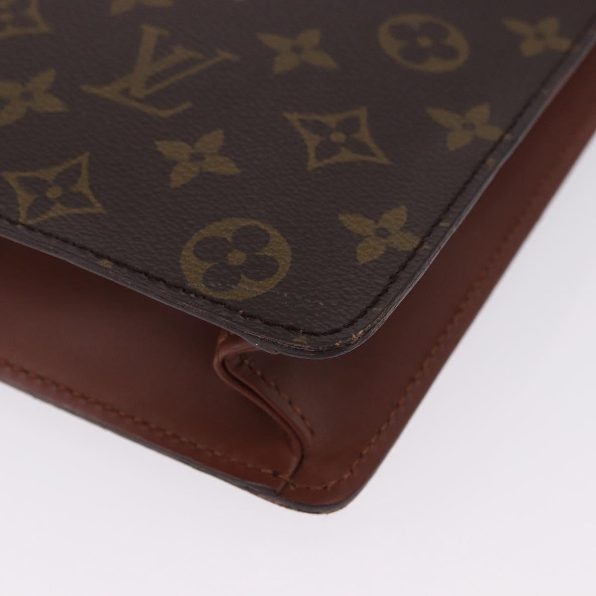 LOUIS VUITTON Monogram Porte Documents Bandouliere Bag M53338 LV Auth 170612