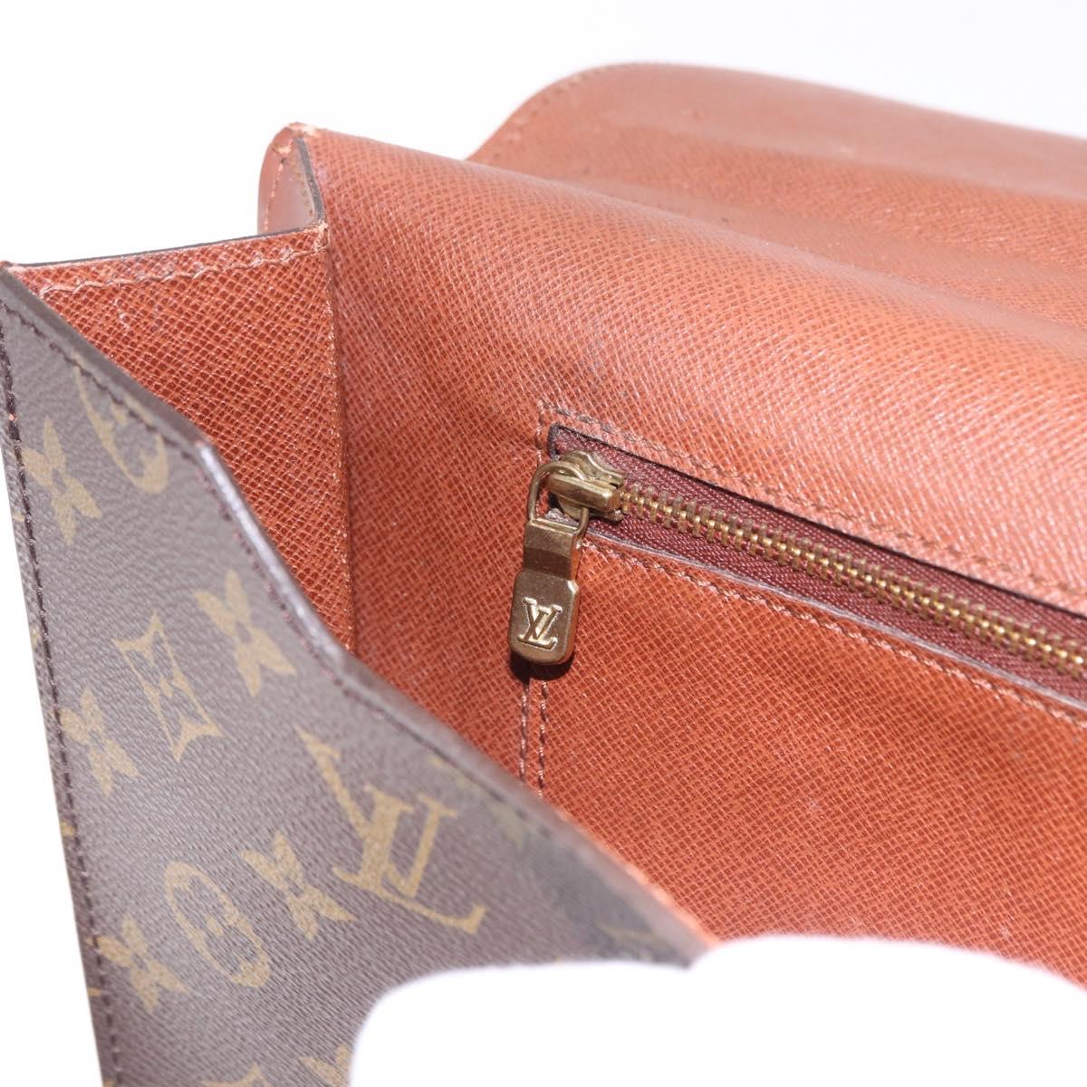 LOUIS VUITTON Monogram Porte Documents Bandouliere Bag M53338 LV Auth 170612