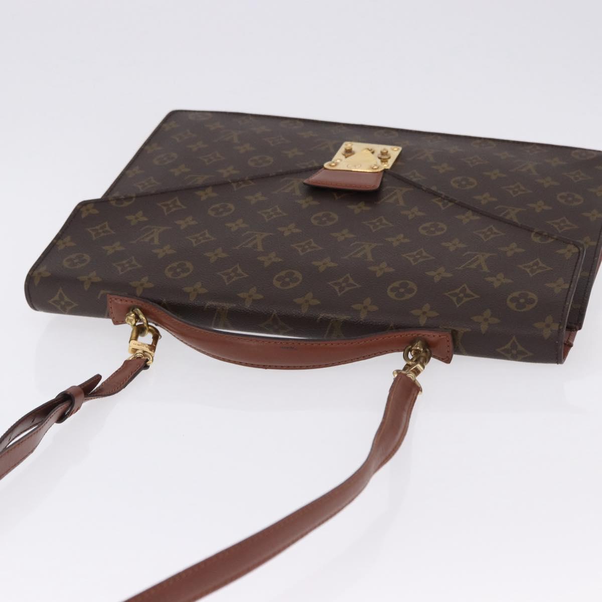 LOUIS VUITTON Monogram Porte Documents Bandouliere Bag M53338 LV Auth 170612
