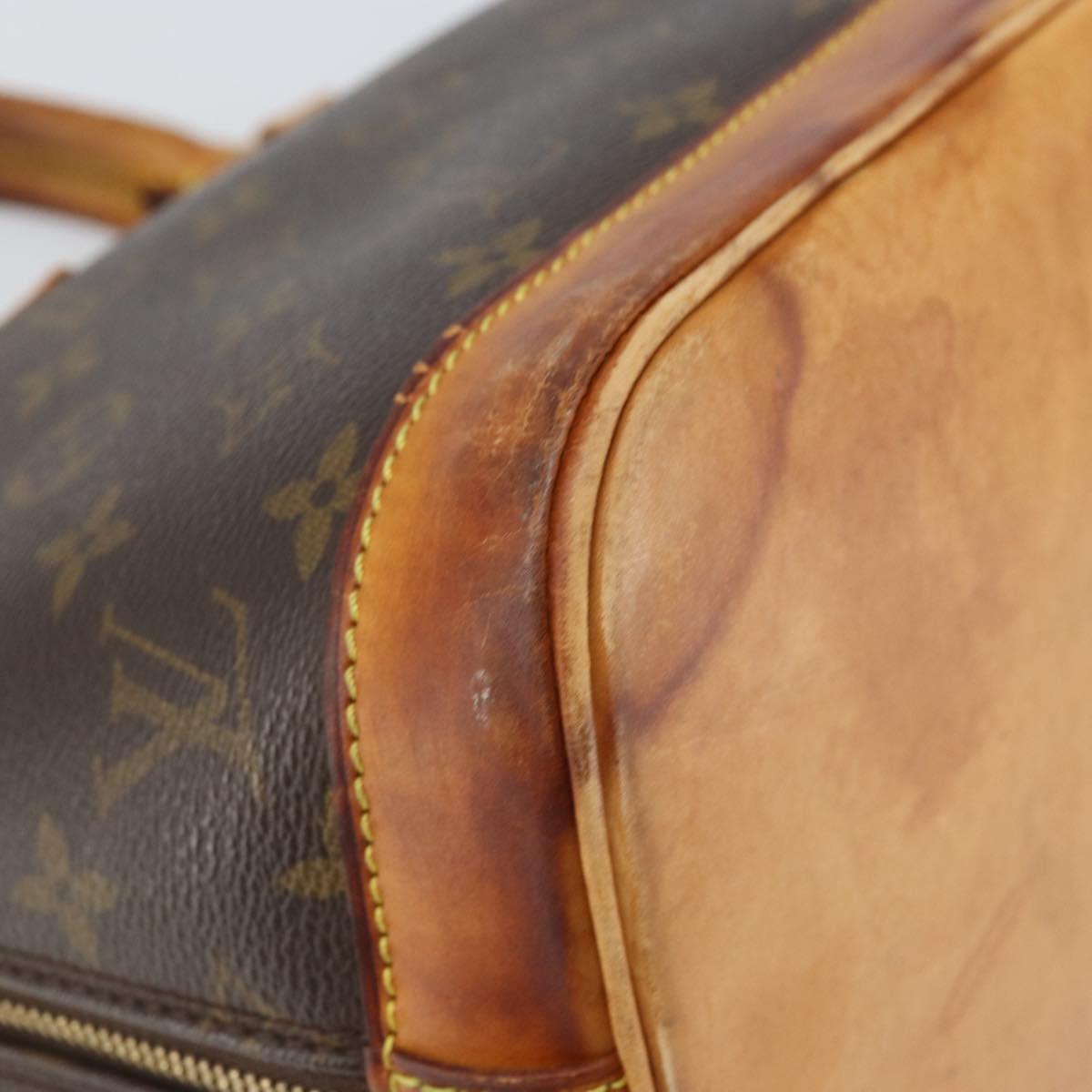 LOUIS VUITTON Monogram Alma Hand Bag M51130 LV Auth 170616