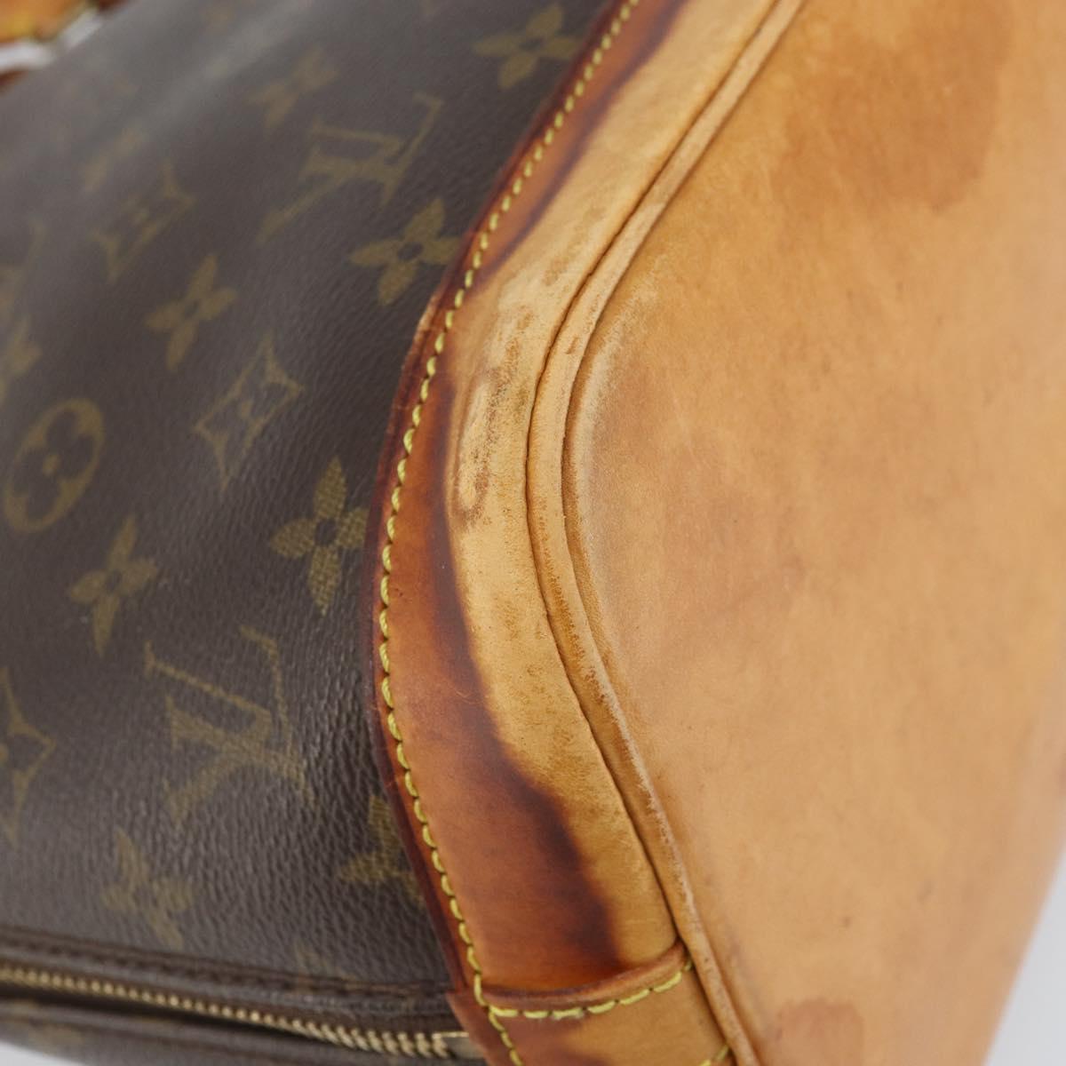 LOUIS VUITTON Monogram Alma Hand Bag M51130 LV Auth 170616