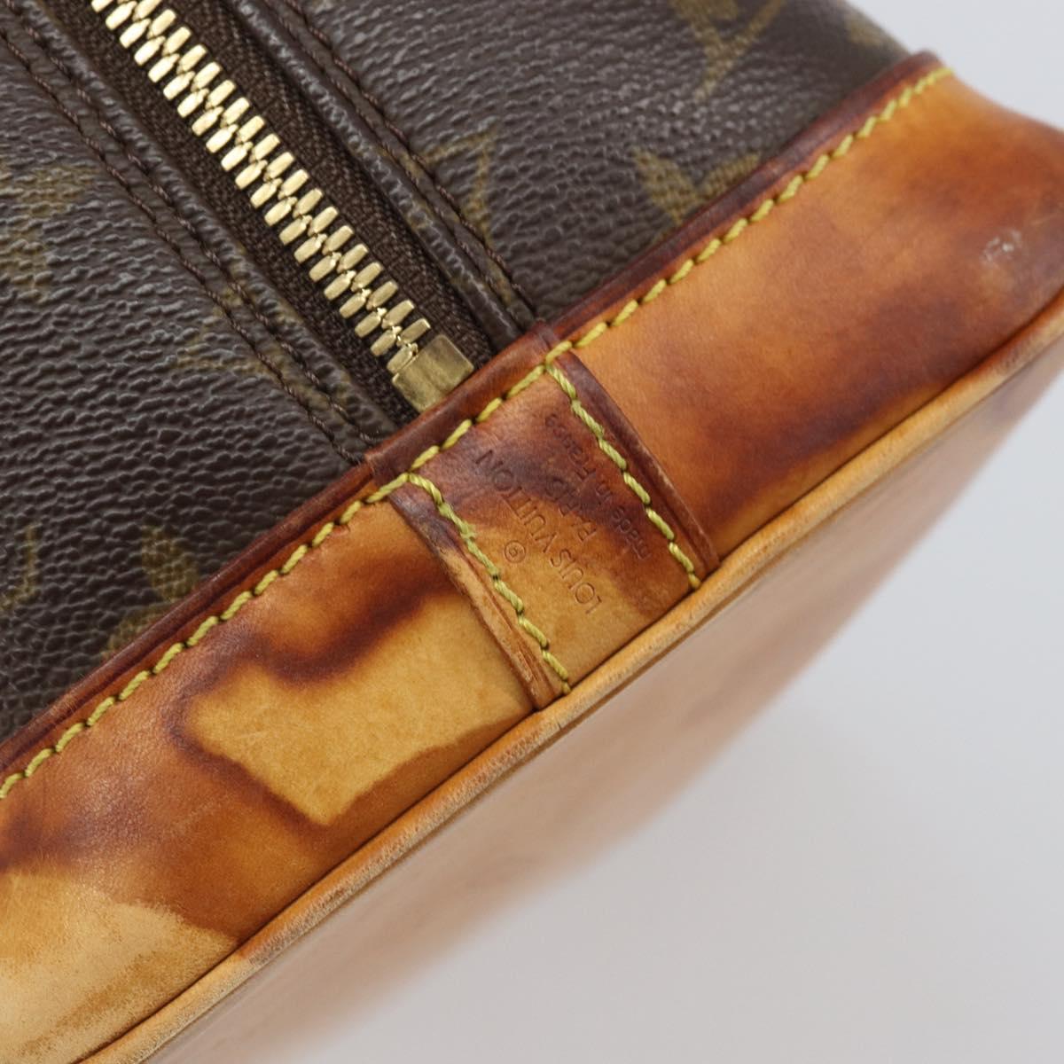 LOUIS VUITTON Monogram Alma Hand Bag M51130 LV Auth 170616