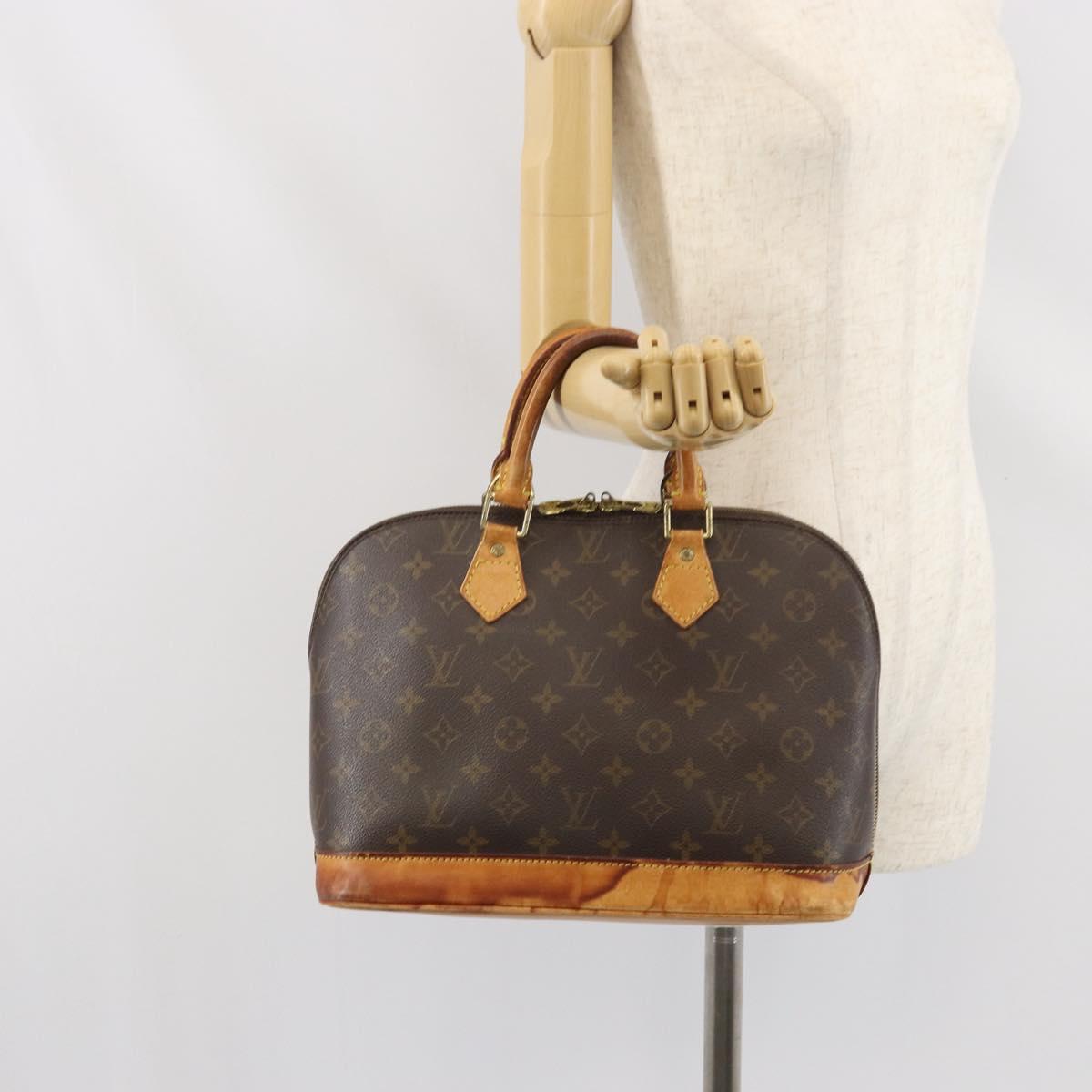 LOUIS VUITTON Monogram Alma Hand Bag M51130 LV Auth 170616
