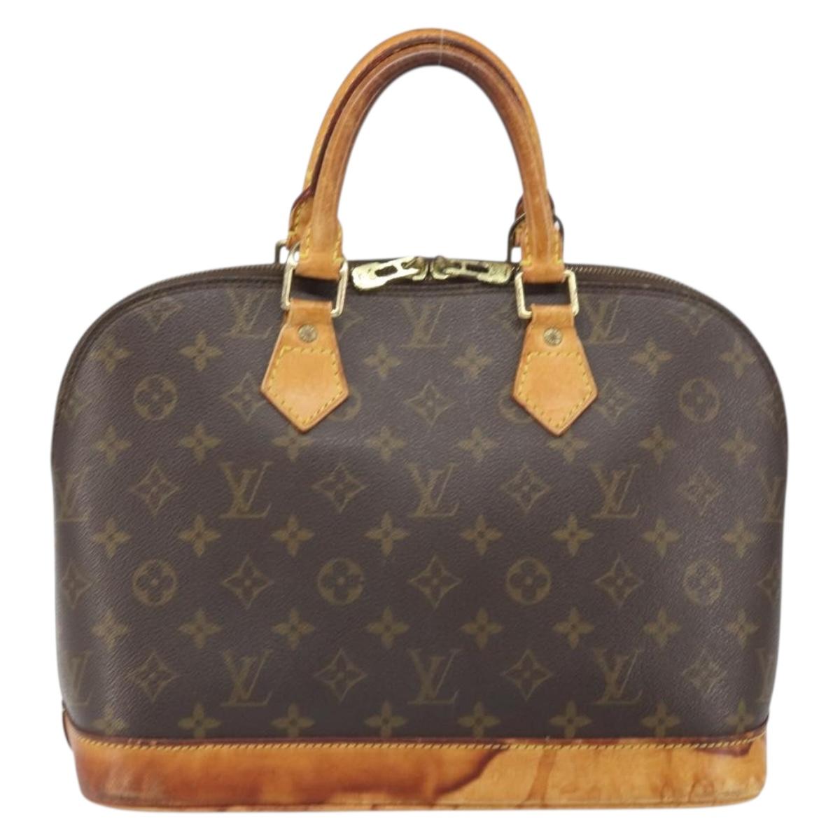 LOUIS VUITTON Monogram Alma Hand Bag M51130 LV Auth 170616