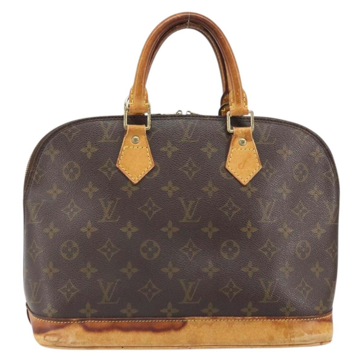 LOUIS VUITTON Monogram Alma Hand Bag M51130 LV Auth 170616