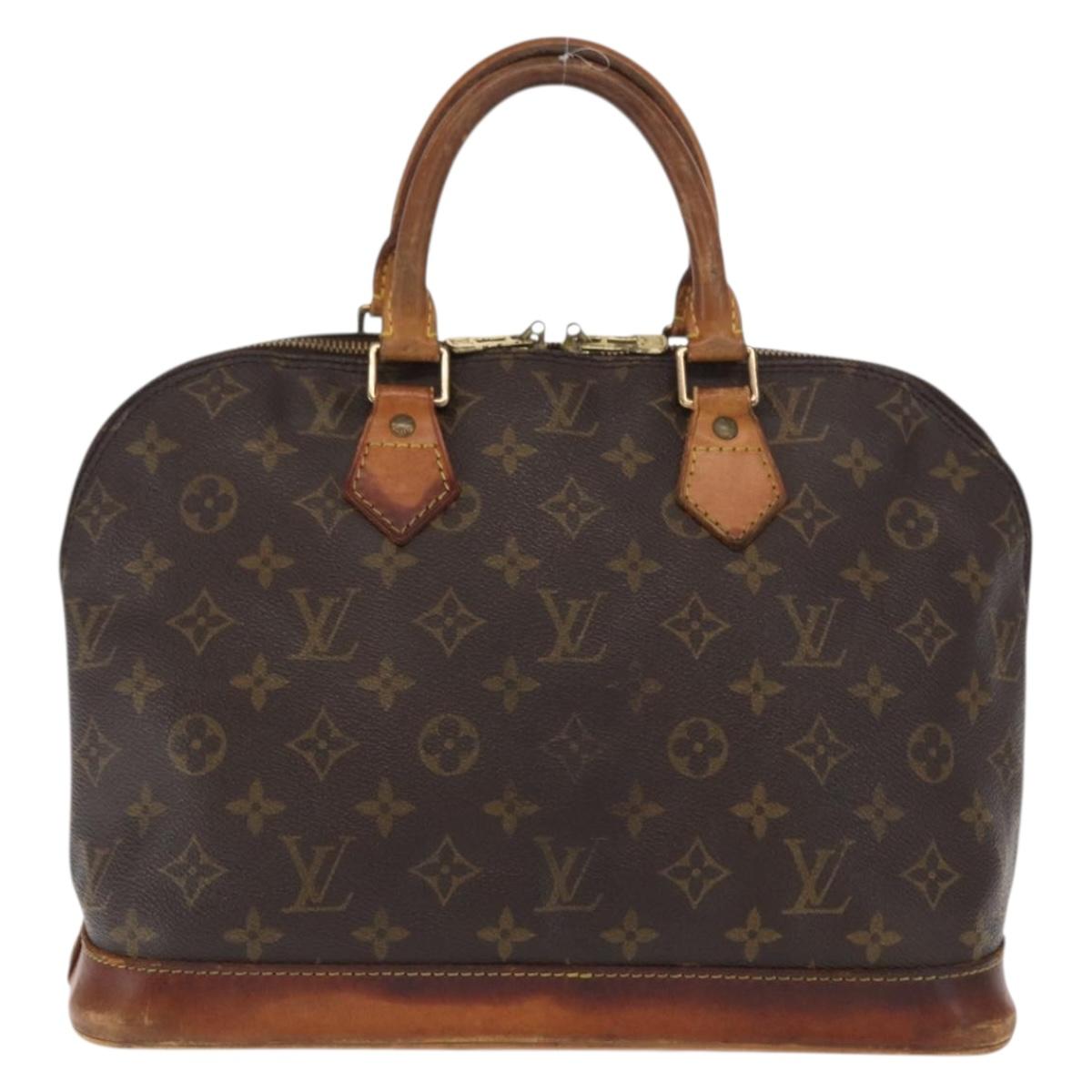 LOUIS VUITTON Monogram Alma Hand Bag M51130 LV Auth 170617