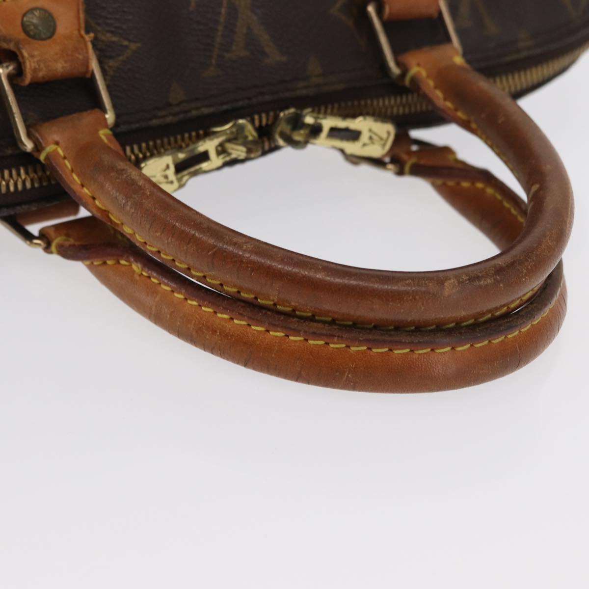 LOUIS VUITTON Monogram Alma Hand Bag M51130 LV Auth 170617