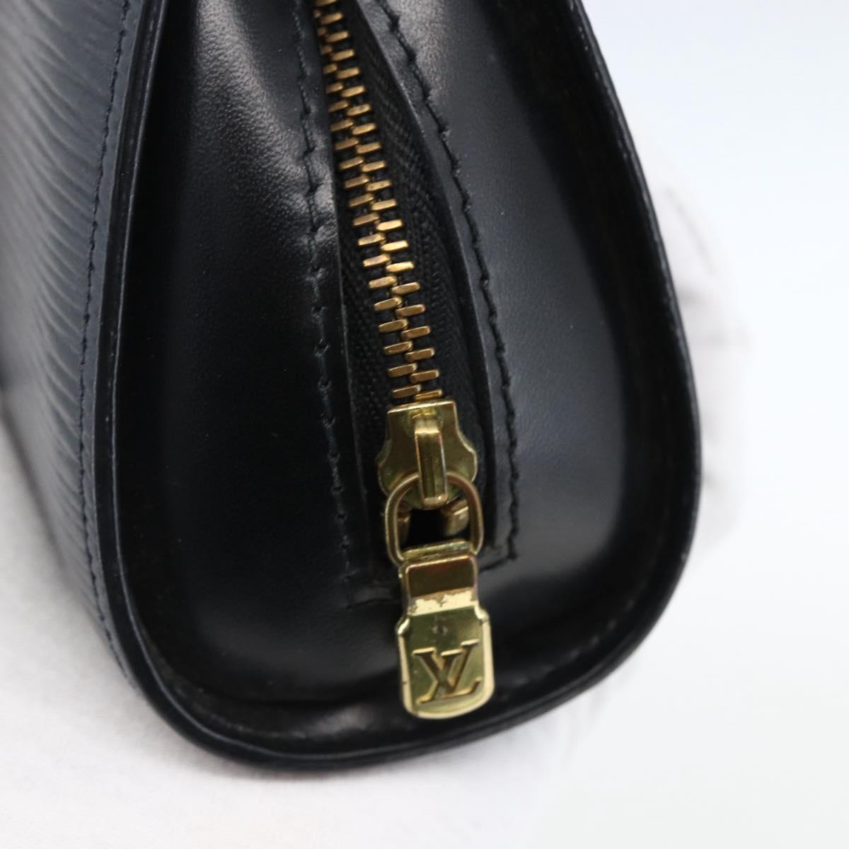 LOUIS VUITTON Epi Dauphine PM Pouch Black M48442 LV Auth 170622