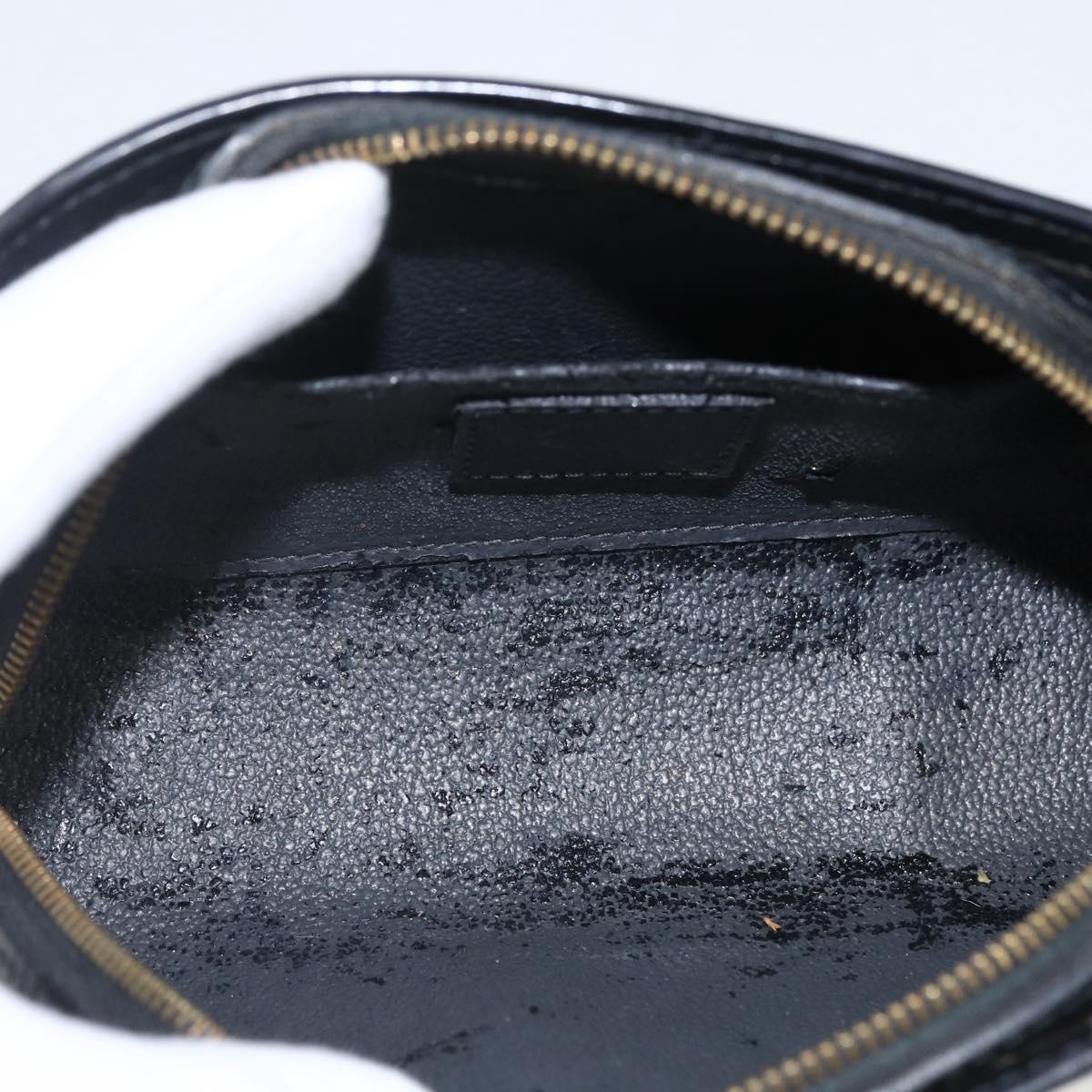 LOUIS VUITTON Epi Dauphine PM Pouch Black M48442 LV Auth 170622