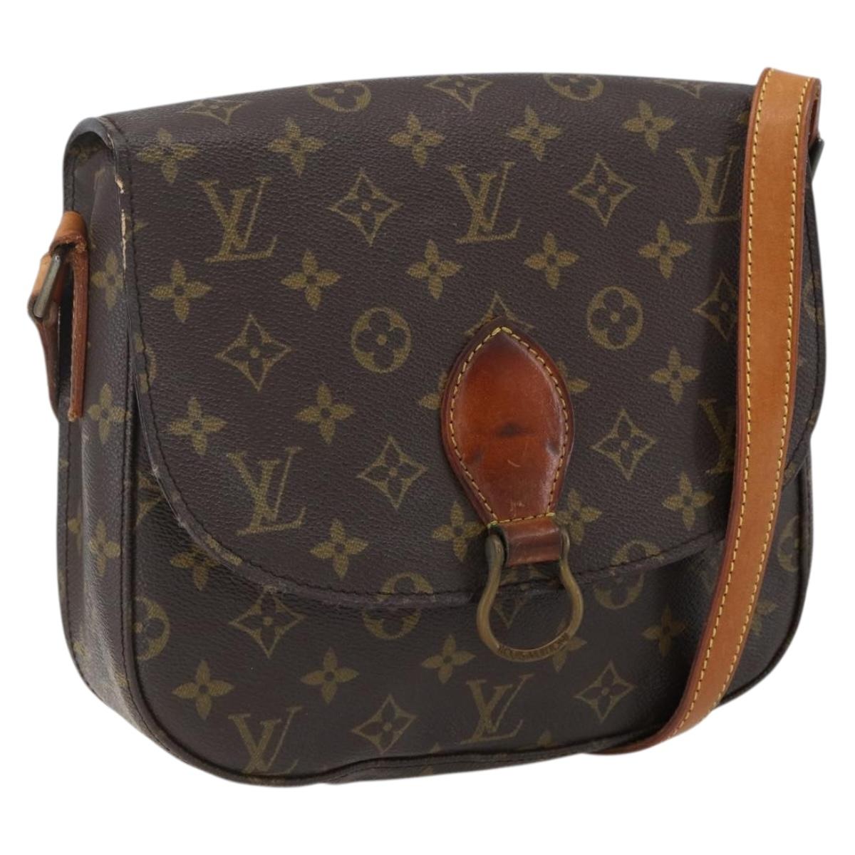 LOUIS VUITTON Monogram Saint Cloud GM Shoulder Bag M51242 LV Auth 170623